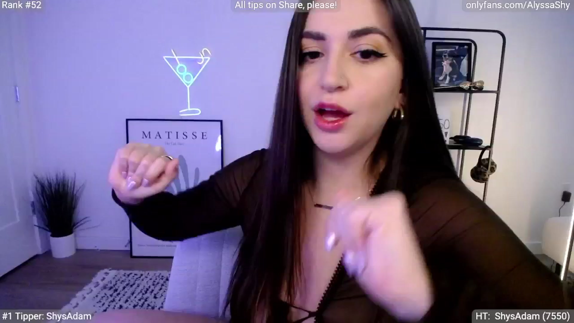 Gallery image thumbnail from AlyssaShy's myfreecams stream on, 04/17/2024, 20:42 image 11 of 20