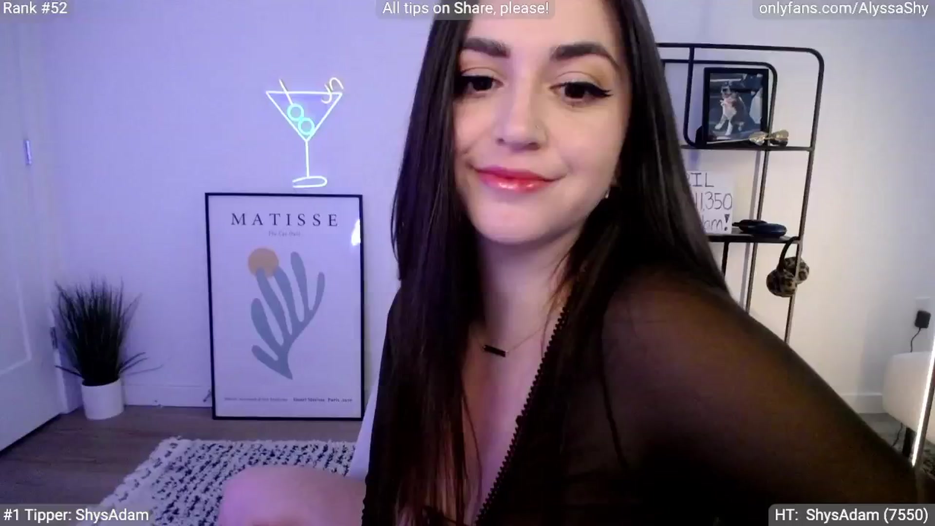 Gallery image thumbnail from AlyssaShy's myfreecams stream on, 04/17/2024, 20:42 image 16 of 20