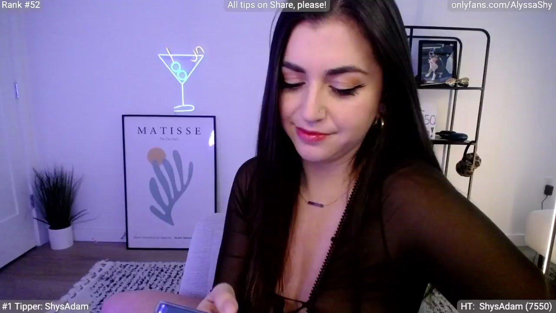 Gallery image thumbnail from AlyssaShy's myfreecams stream on, 04/17/2024, 20:42 image 14 of 20