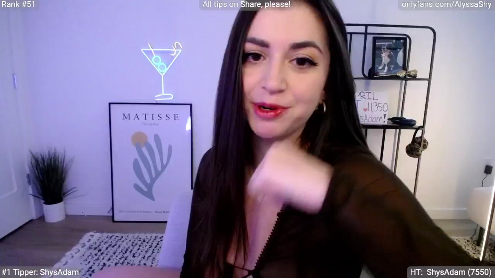 Gallery image thumbnail from AlyssaShy's myfreecams stream on, 04/17/2024, 20:42 image 20 of 20