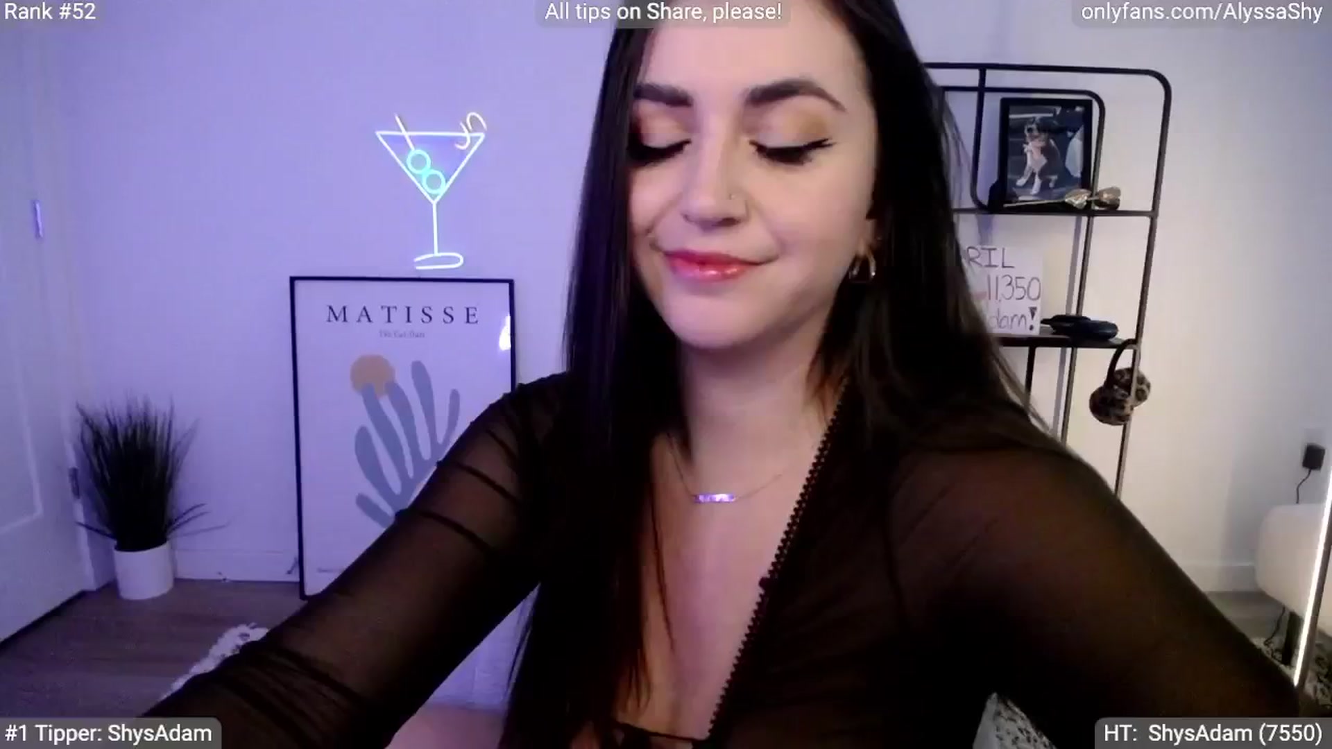 Gallery image thumbnail from AlyssaShy's myfreecams stream on, 04/17/2024, 20:42 image 2 of 20