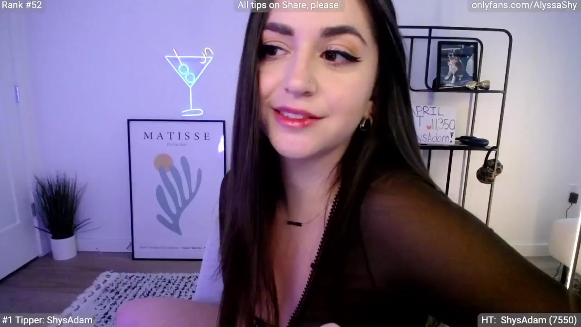 Gallery image thumbnail from AlyssaShy's myfreecams stream on, 04/17/2024, 20:42 image 18 of 20
