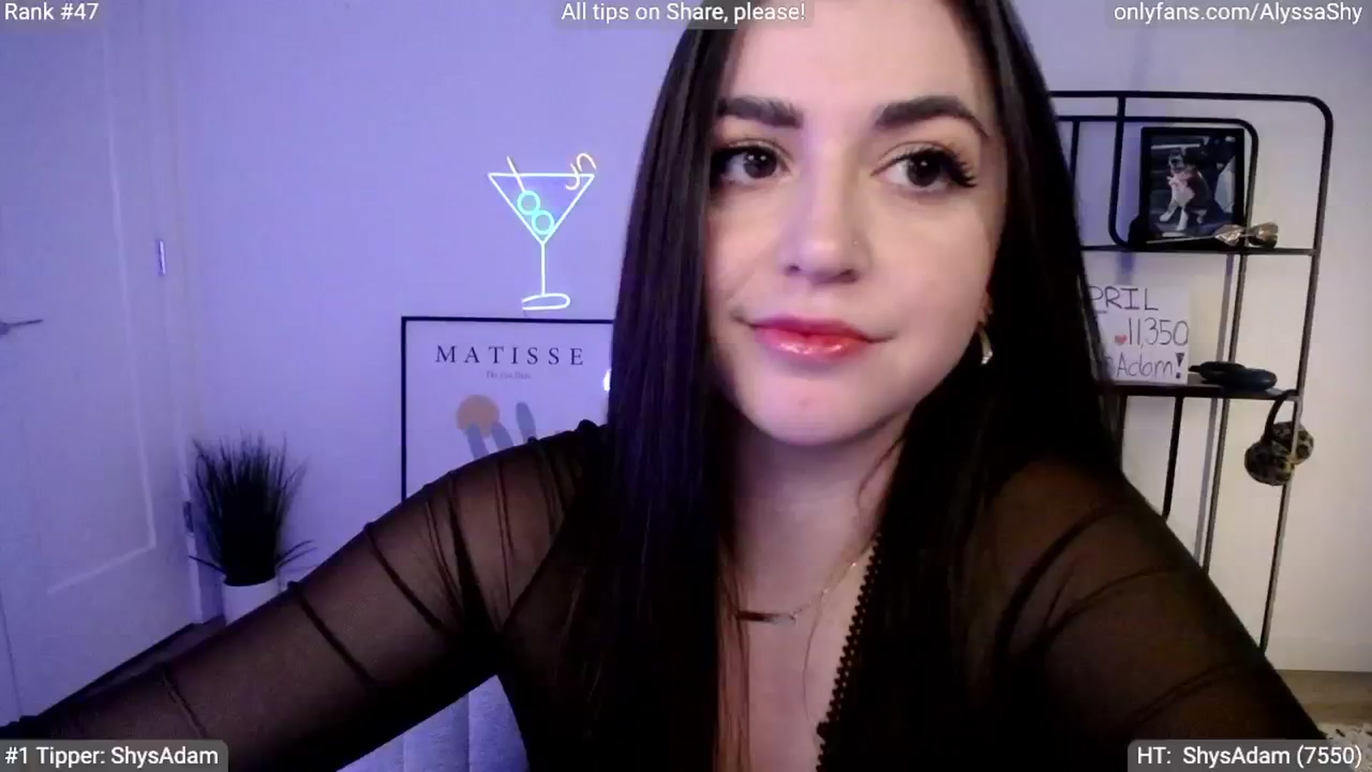 Gallery image thumbnail from AlyssaShy's myfreecams stream on, 04/17/2024, 22:07 image 15 of 20