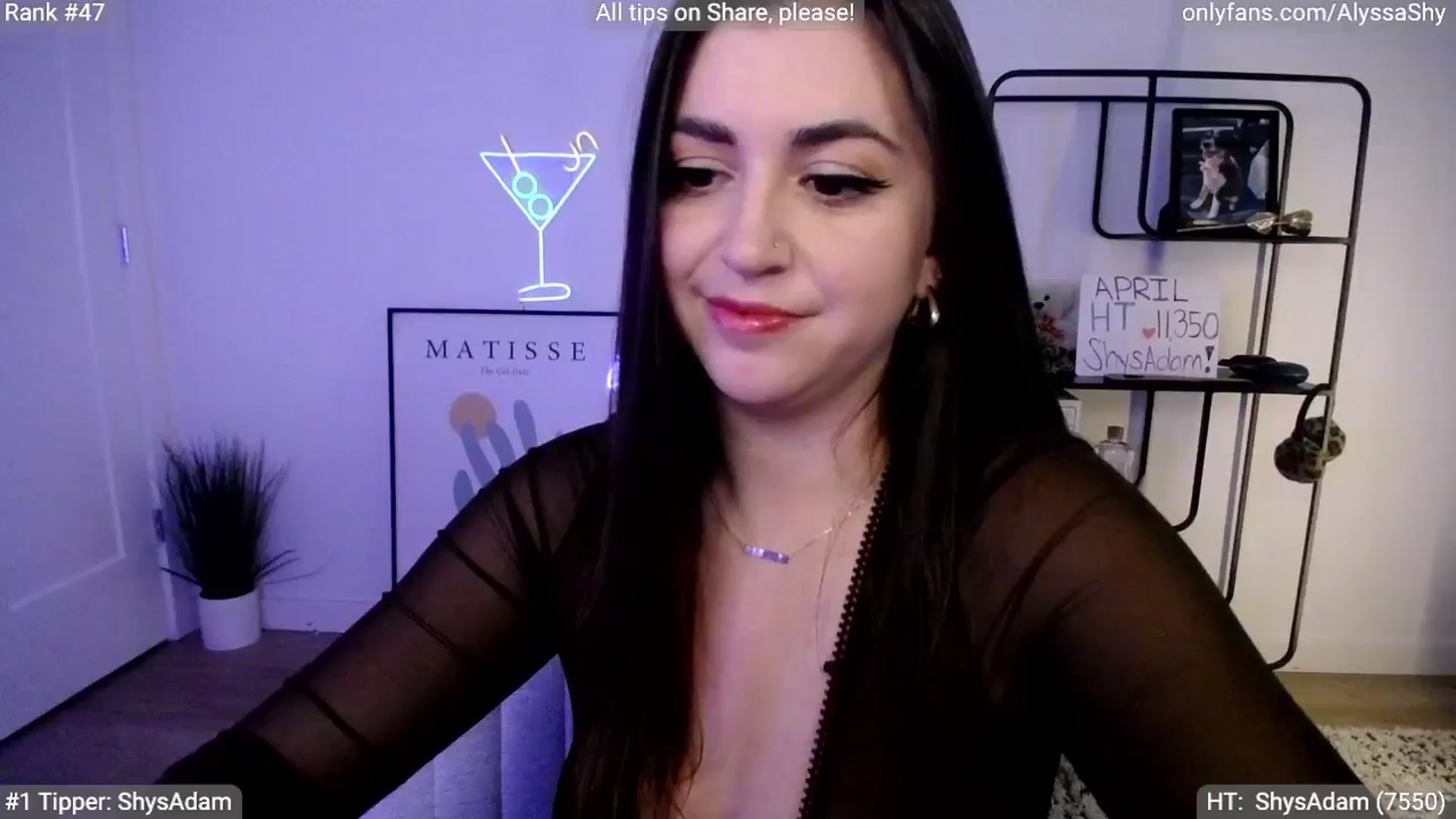Gallery image thumbnail from AlyssaShy's myfreecams stream on, 04/17/2024, 22:07 image 18 of 20