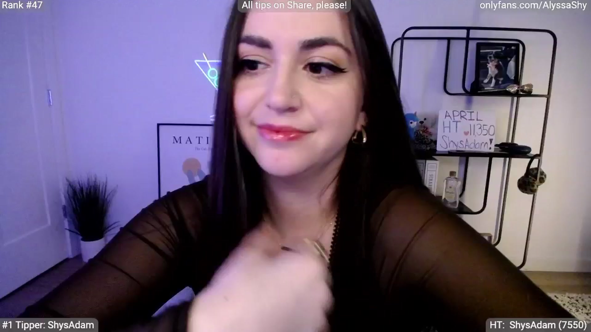 Gallery image thumbnail from AlyssaShy's myfreecams stream on, 04/17/2024, 22:07 image 19 of 20