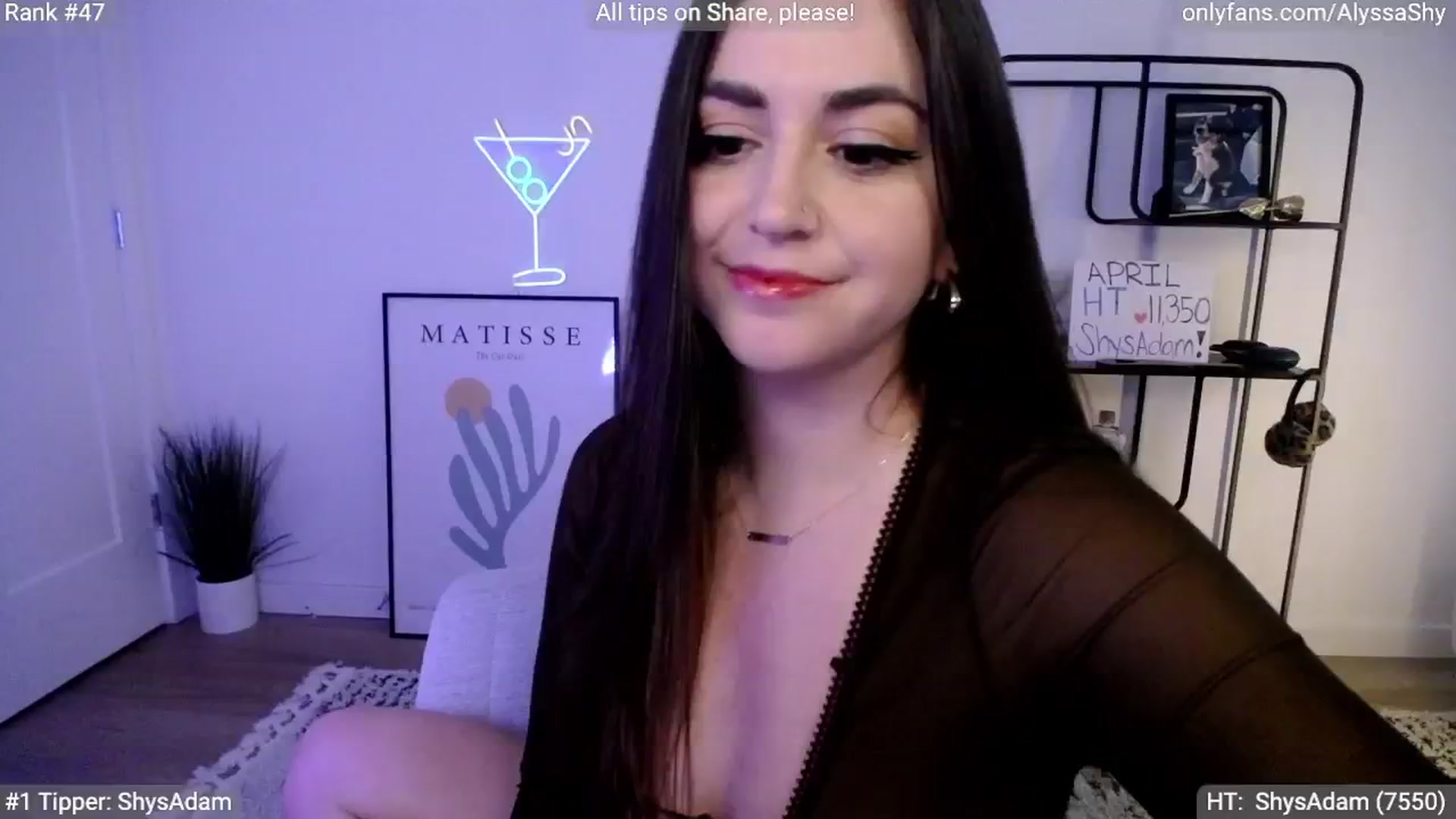 Gallery image thumbnail from AlyssaShy's myfreecams stream on, 04/17/2024, 22:07 image 8 of 20