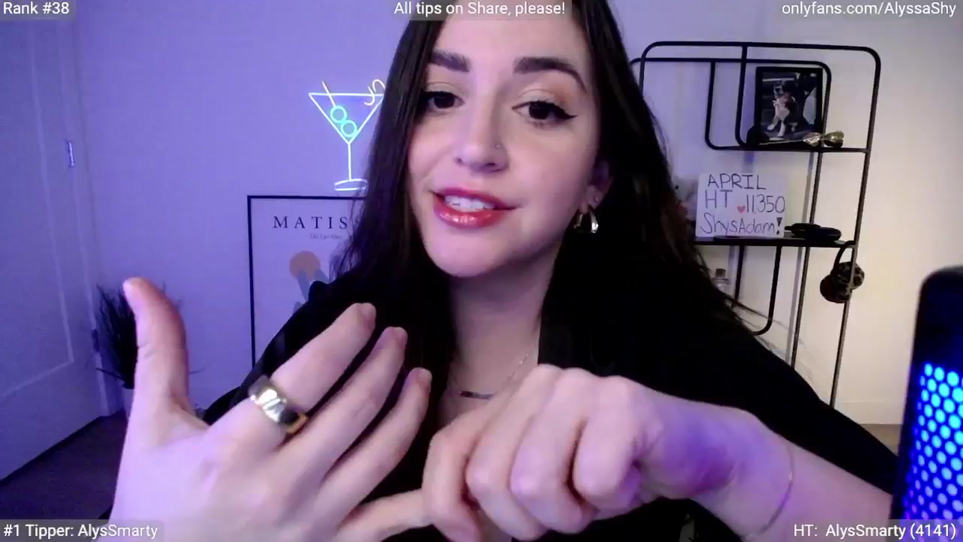 Gallery image thumbnail from AlyssaShy's myfreecams stream on, 04/18/2024, 23:32 image 17 of 20