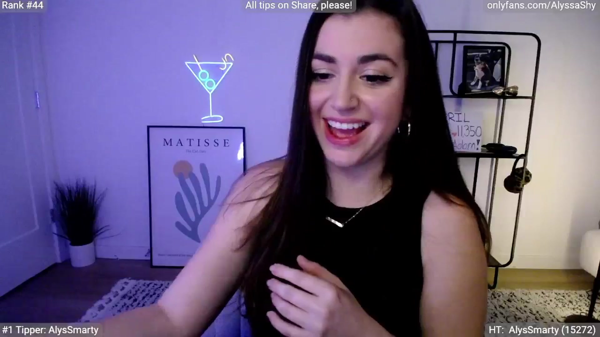 Gallery image thumbnail from AlyssaShy's myfreecams stream on, 04/21/2024, 01:38 image 11 of 20