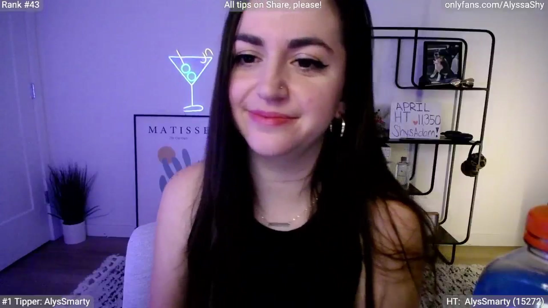 Gallery image thumbnail from AlyssaShy's myfreecams stream on, 04/21/2024, 06:24 image 8 of 20