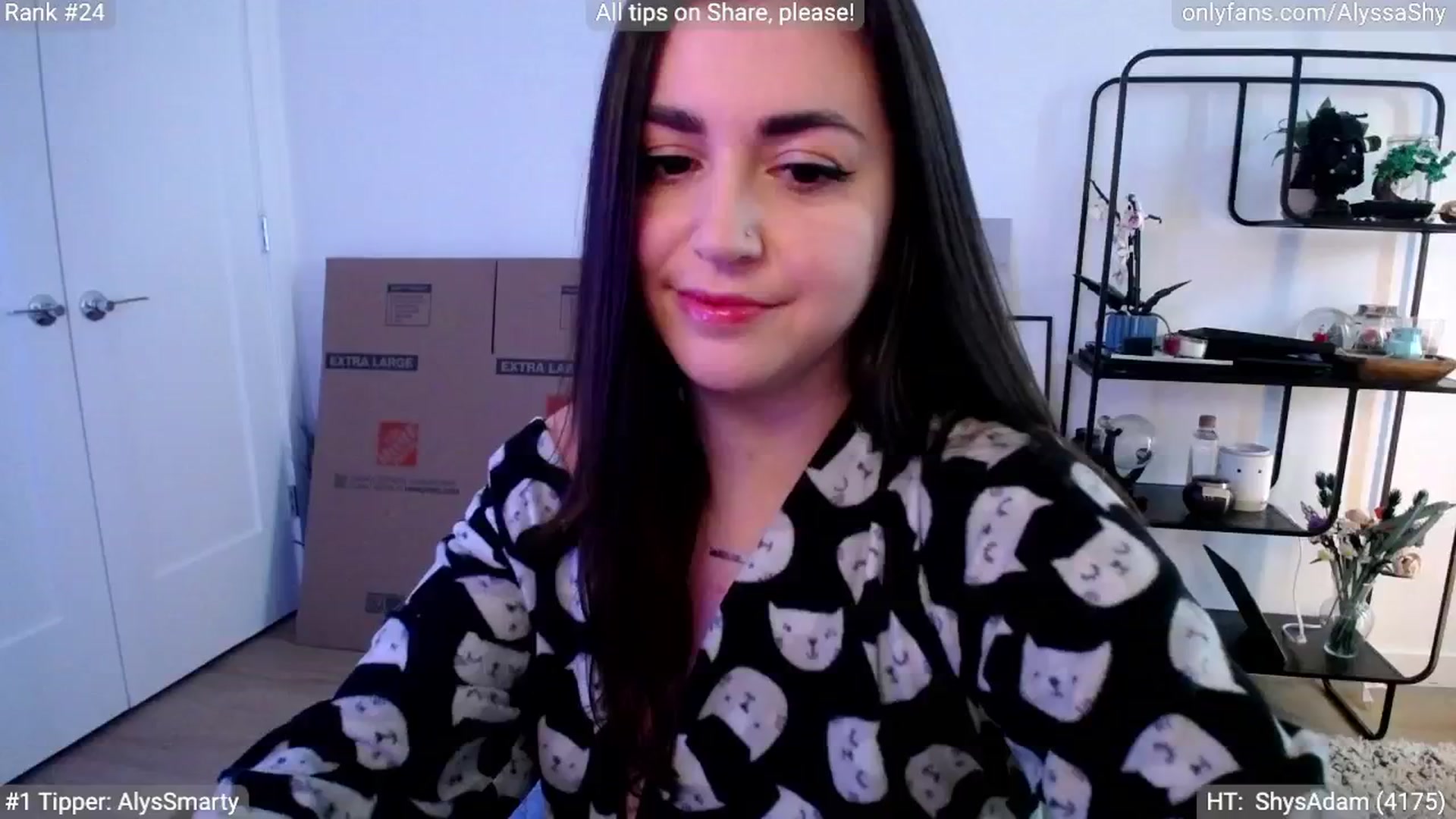 Gallery image thumbnail from AlyssaShy's myfreecams stream on, 05/01/2024, 22:23 image 20 of 20
