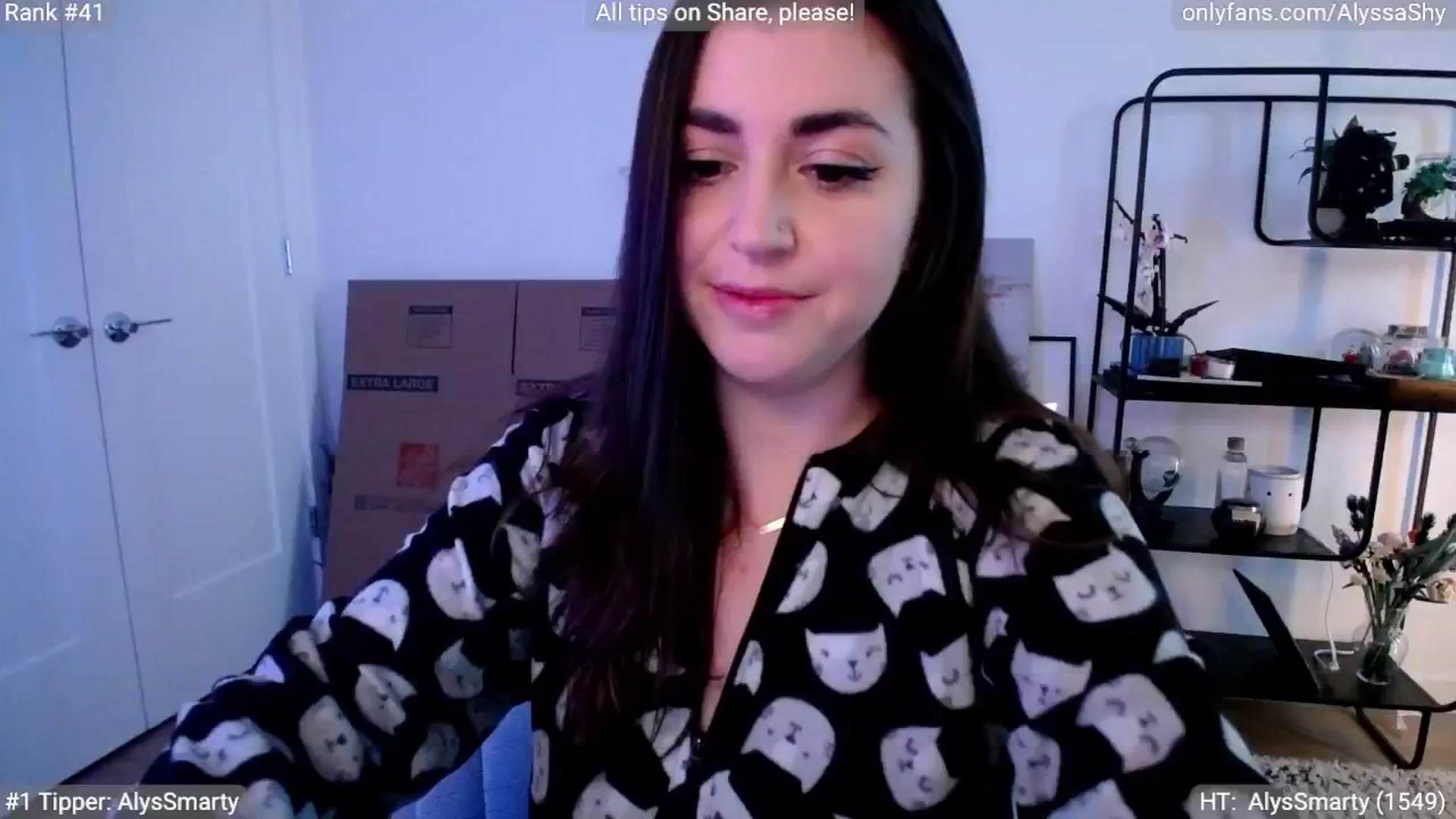 Gallery image thumbnail from AlyssaShy's myfreecams stream on, 05/01/2024, 22:23 image 7 of 20