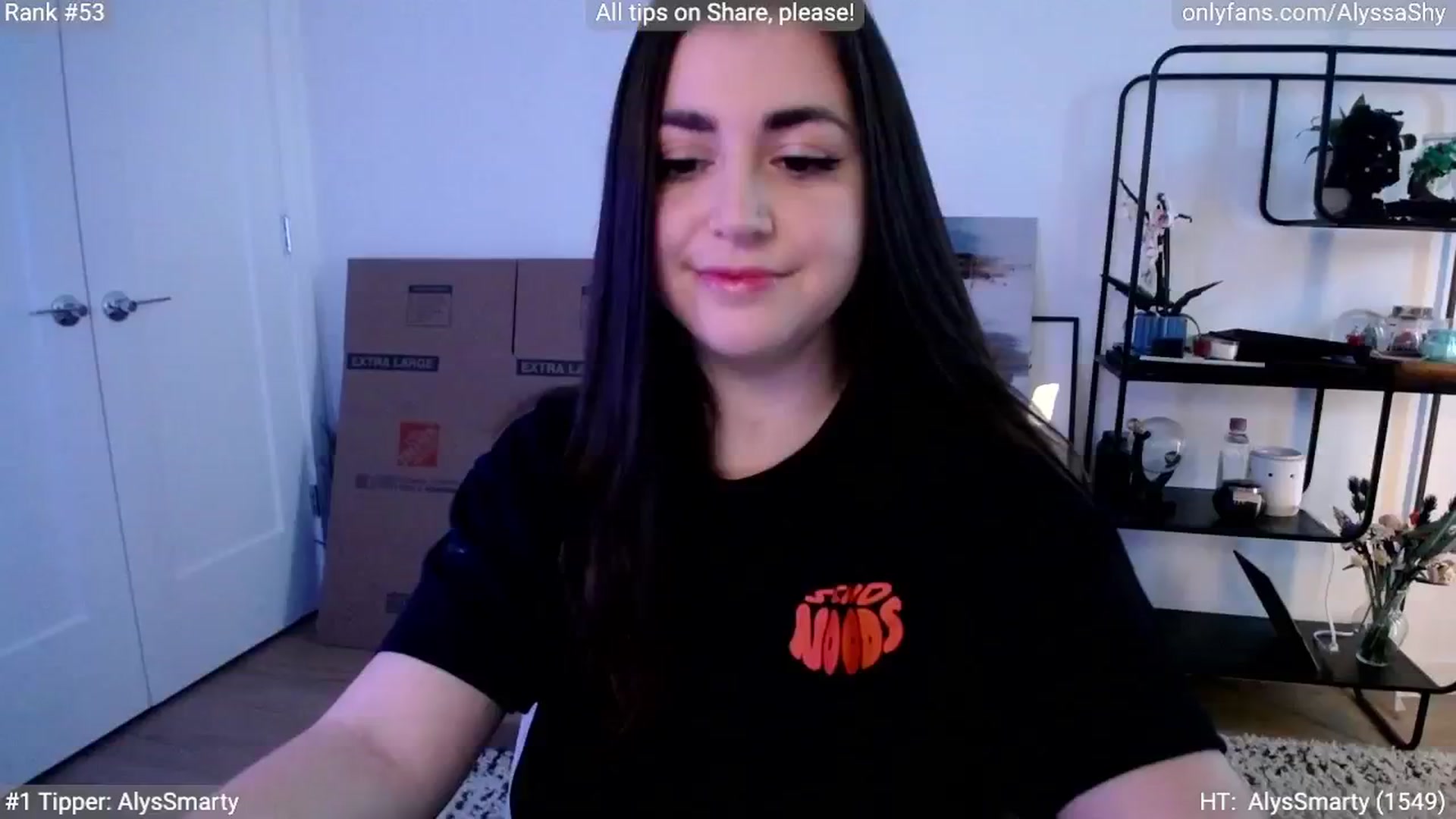 Gallery image thumbnail from AlyssaShy's myfreecams stream on, 05/01/2024, 22:23 image 6 of 20