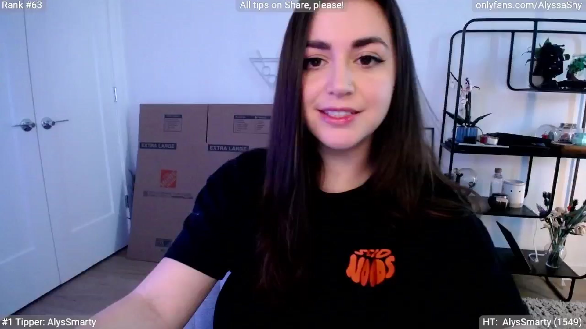 Gallery image thumbnail from AlyssaShy's myfreecams stream on, 05/01/2024, 22:23 image 4 of 20