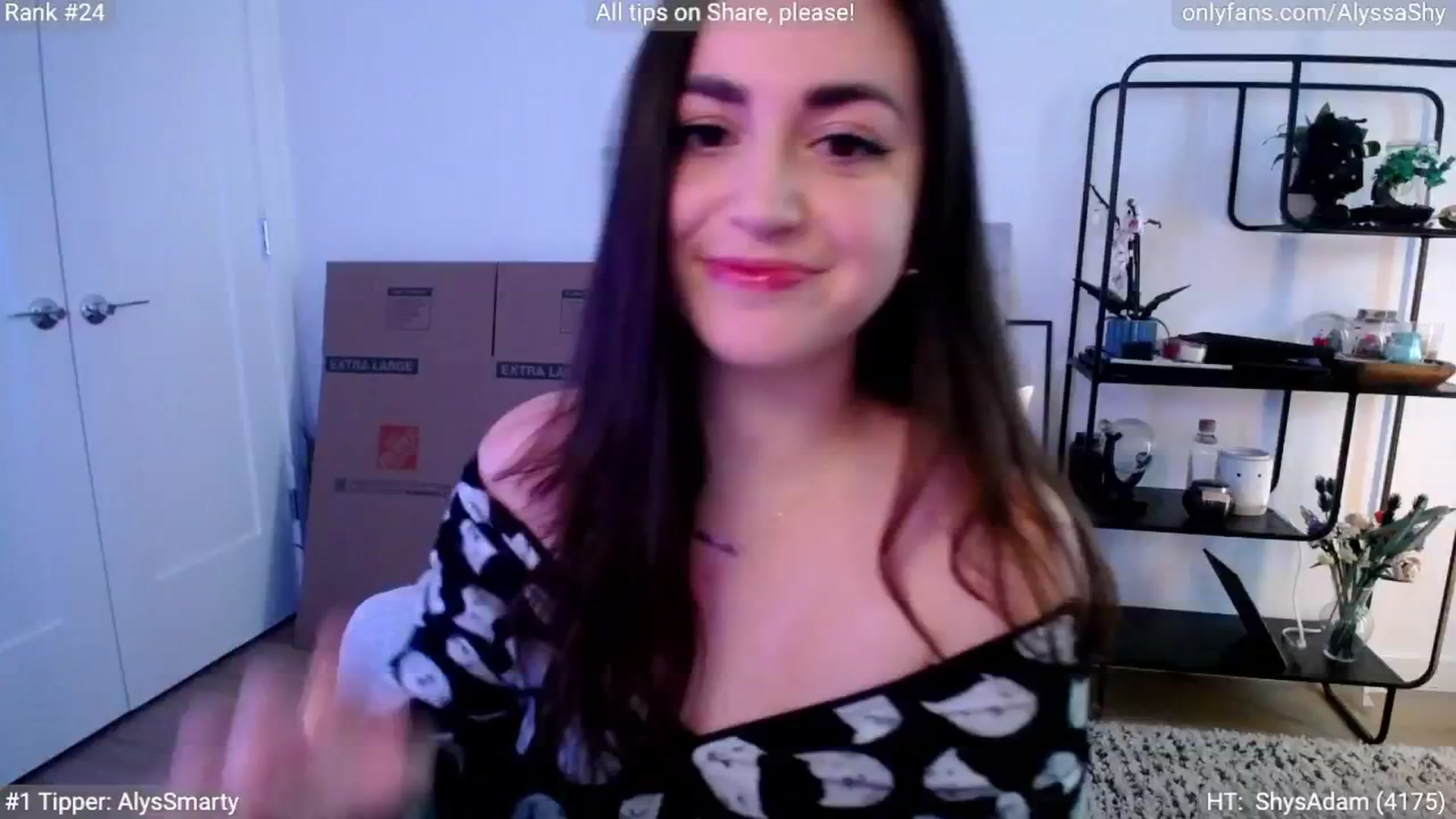 Gallery image thumbnail from AlyssaShy's myfreecams stream on, 05/01/2024, 22:23 image 17 of 20