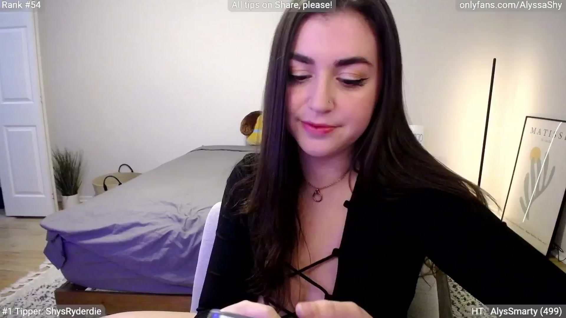 Gallery image thumbnail from AlyssaShy's myfreecams stream on, 05/04/2024, 23:39 image 9 of 20
