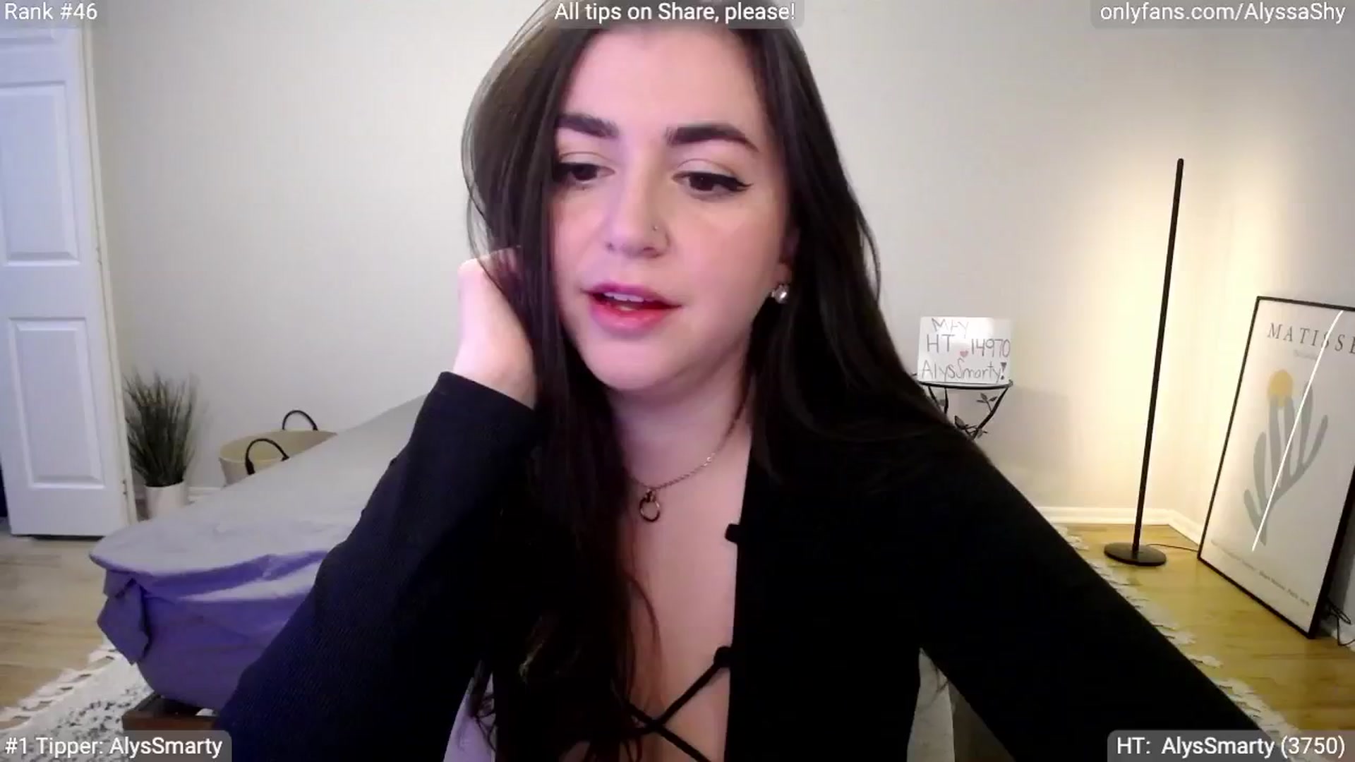 Gallery image thumbnail from AlyssaShy's myfreecams stream on, 05/05/2024, 04:53 image 1 of 20