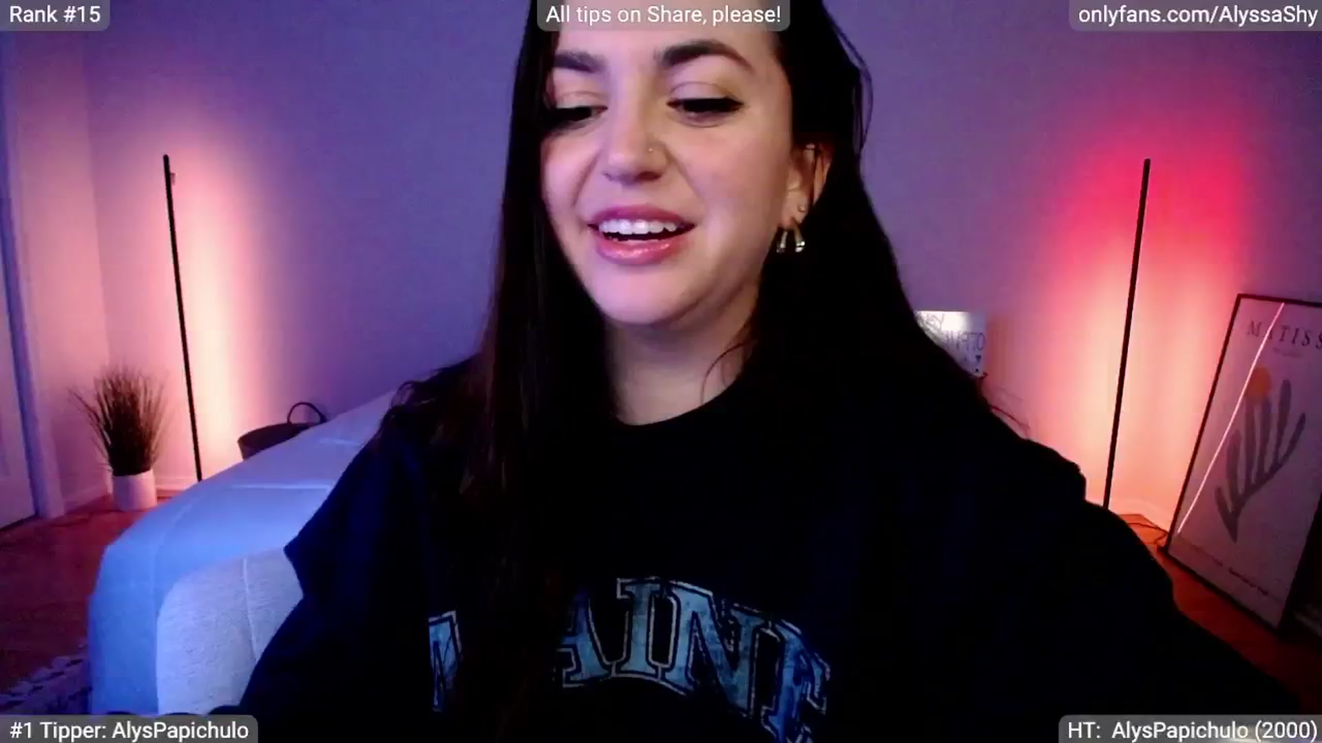 Gallery image thumbnail from AlyssaShy's myfreecams stream on, 05/06/2024, 05:03 image 19 of 20