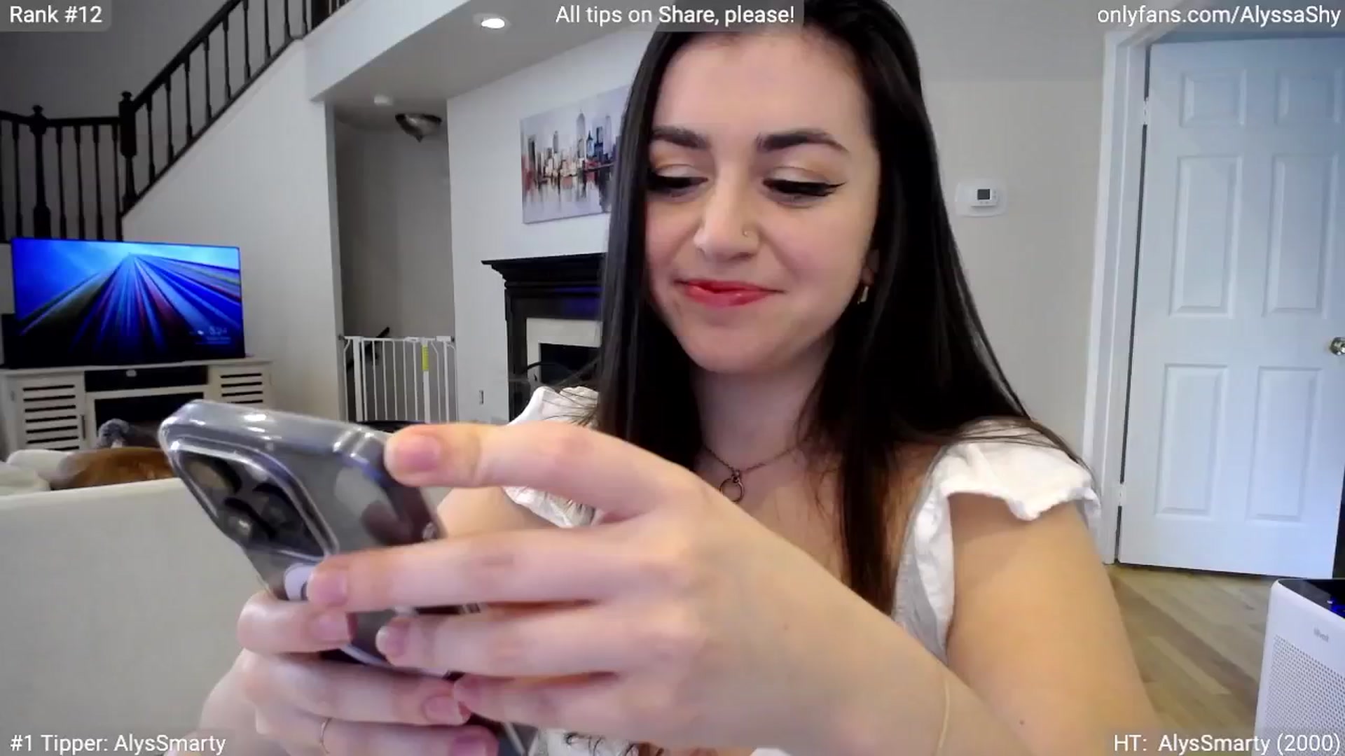 Gallery image thumbnail from AlyssaShy's myfreecams stream on, 05/08/2024, 23:17 image 5 of 20