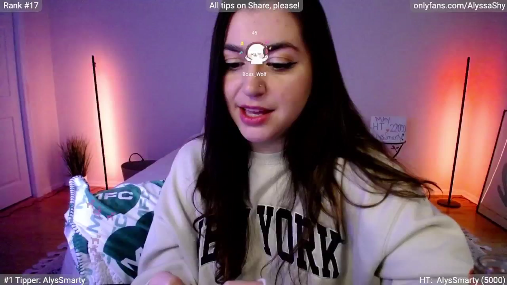 Gallery image thumbnail from AlyssaShy's myfreecams stream on, 05/16/2024, 23:24 image 20 of 20