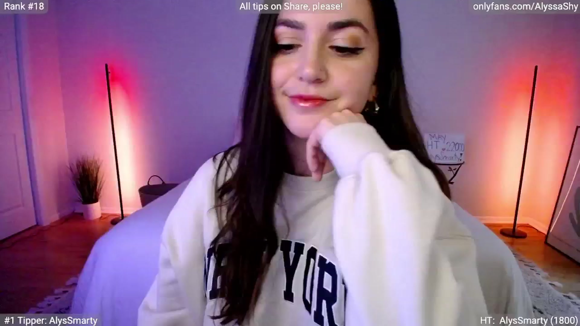 Gallery image thumbnail from AlyssaShy's myfreecams stream on, 05/16/2024, 23:24 image 12 of 20