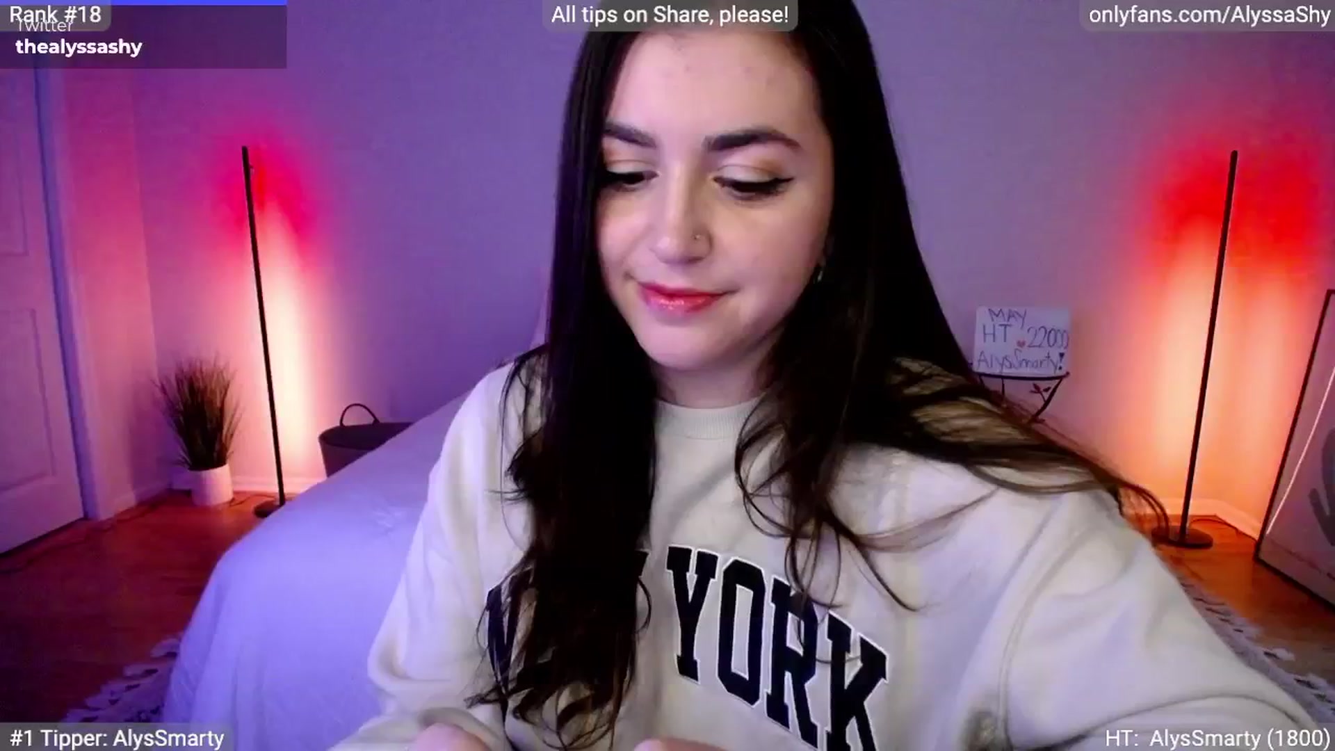 Gallery image thumbnail from AlyssaShy's myfreecams stream on, 05/16/2024, 23:24 image 13 of 20