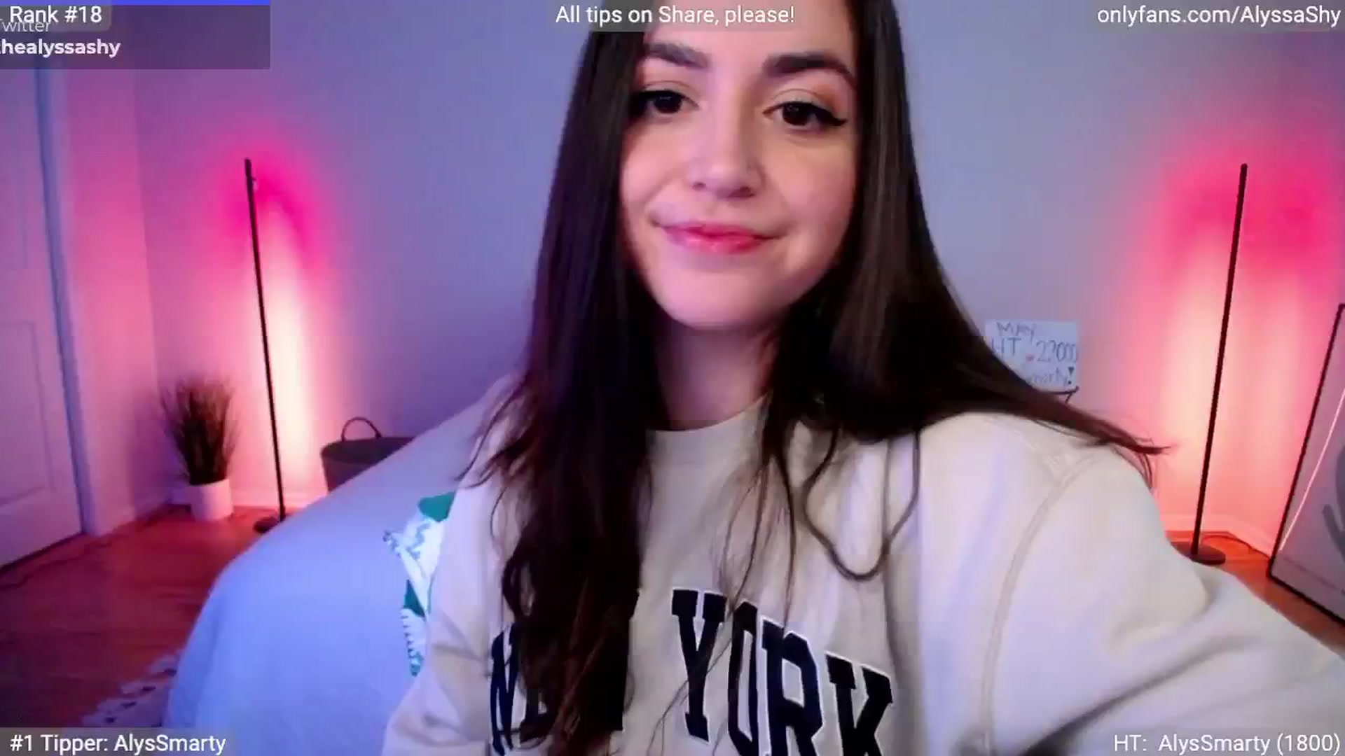 Gallery image thumbnail from AlyssaShy's myfreecams stream on, 05/16/2024, 23:24 image 1 of 20