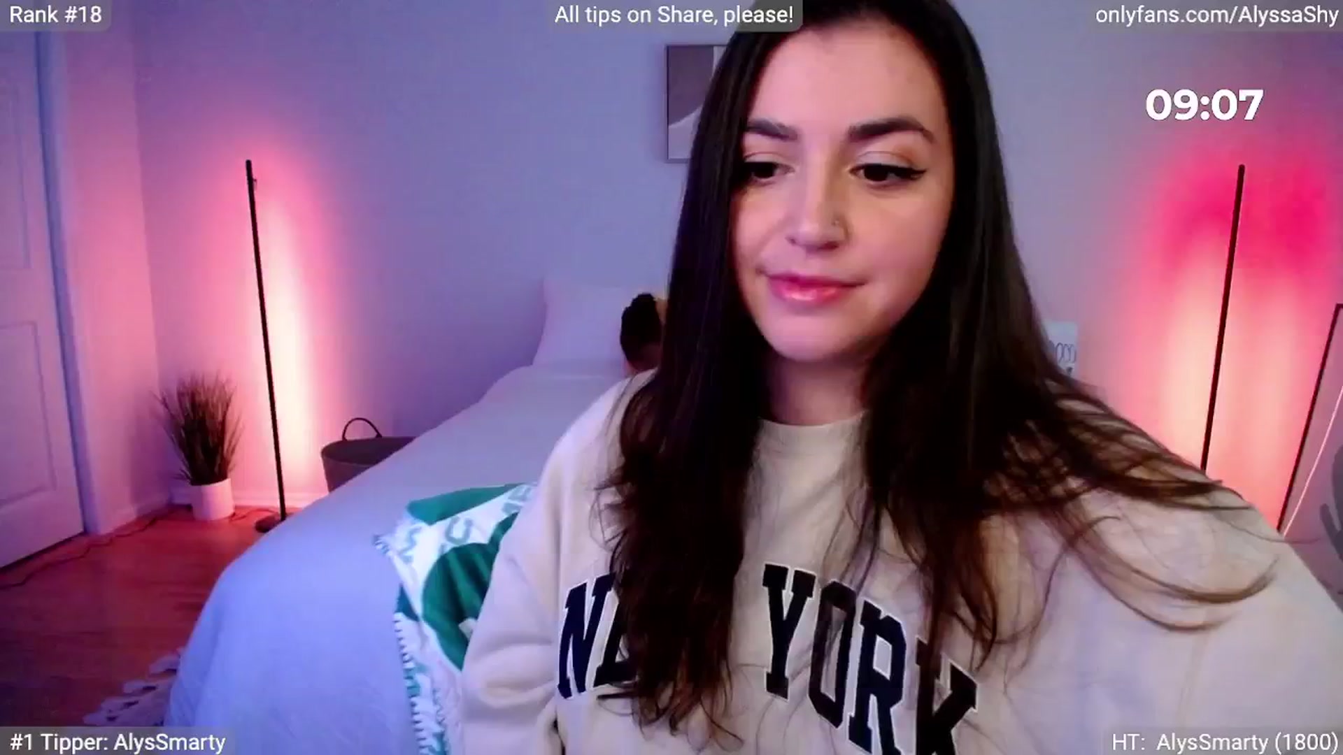 Gallery image thumbnail from AlyssaShy's myfreecams stream on, 05/16/2024, 23:24 image 2 of 20