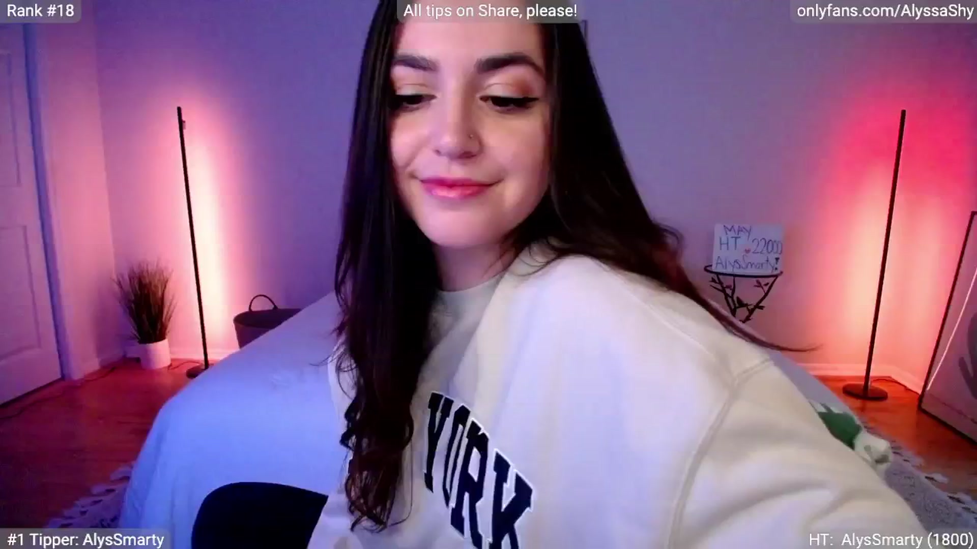 Gallery image thumbnail from AlyssaShy's myfreecams stream on, 05/16/2024, 23:24 image 17 of 20