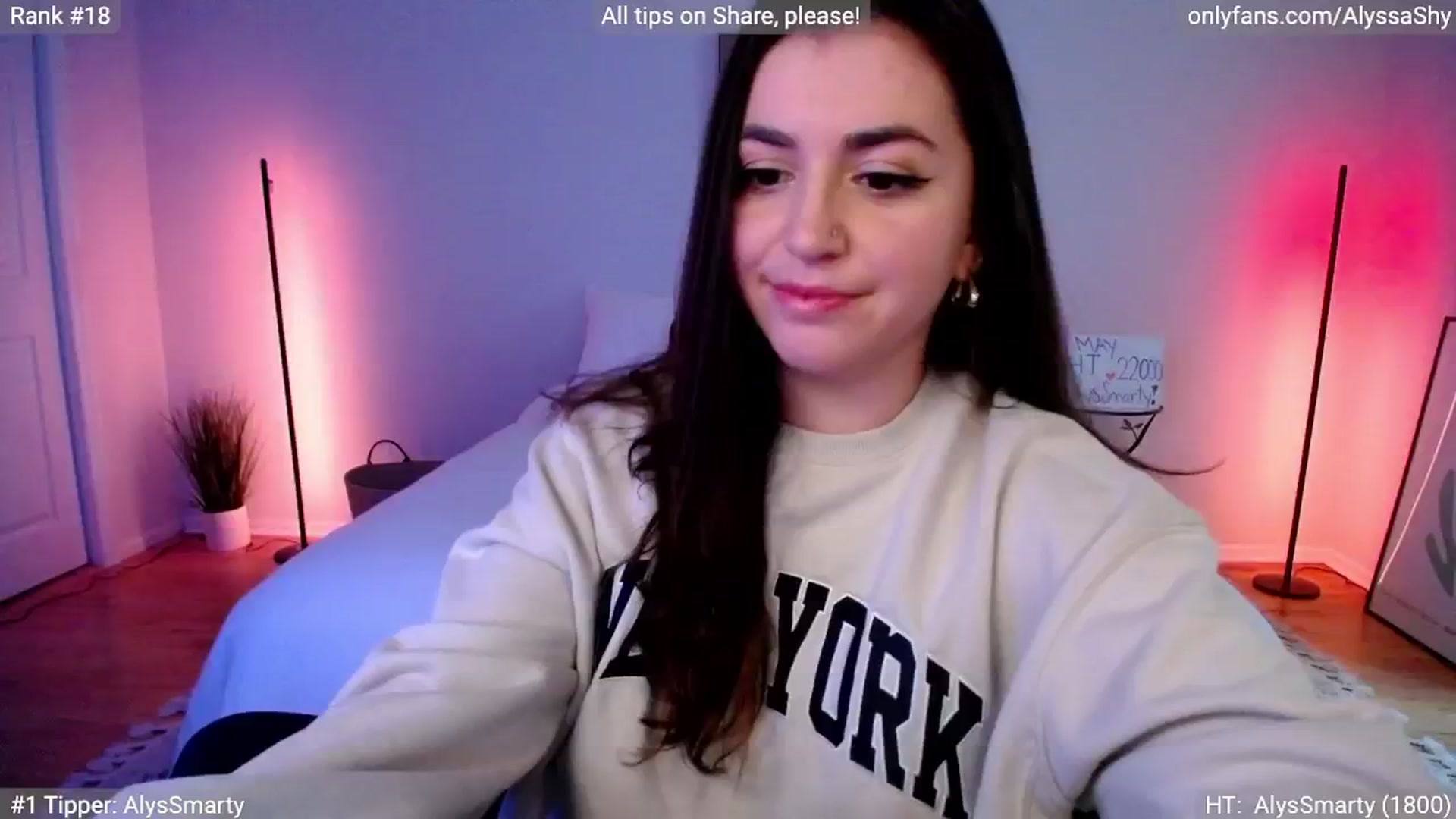 Gallery image thumbnail from AlyssaShy's myfreecams stream on, 05/16/2024, 23:24 image 5 of 20