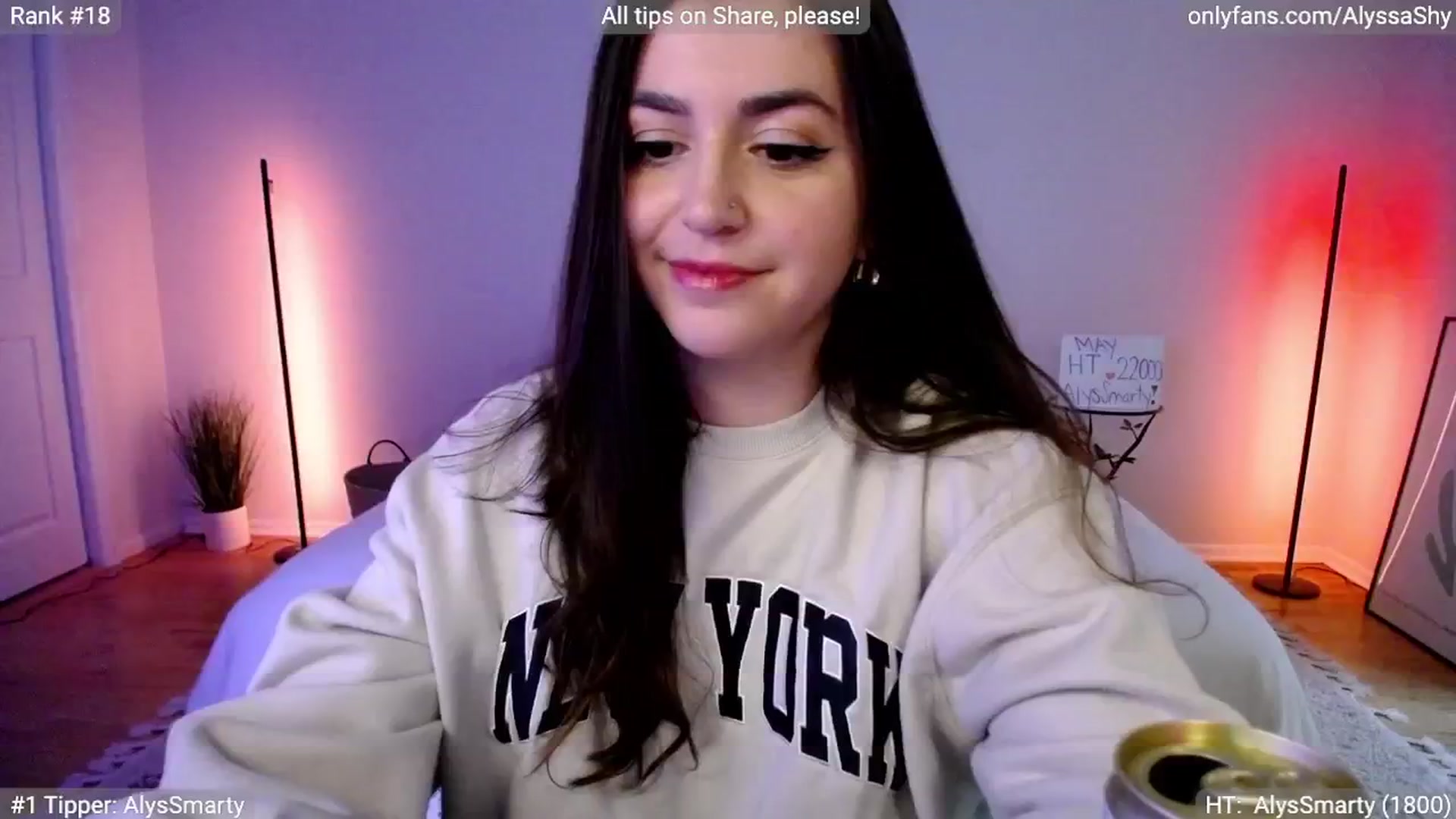 Gallery image thumbnail from AlyssaShy's myfreecams stream on, 05/16/2024, 23:24 image 8 of 20