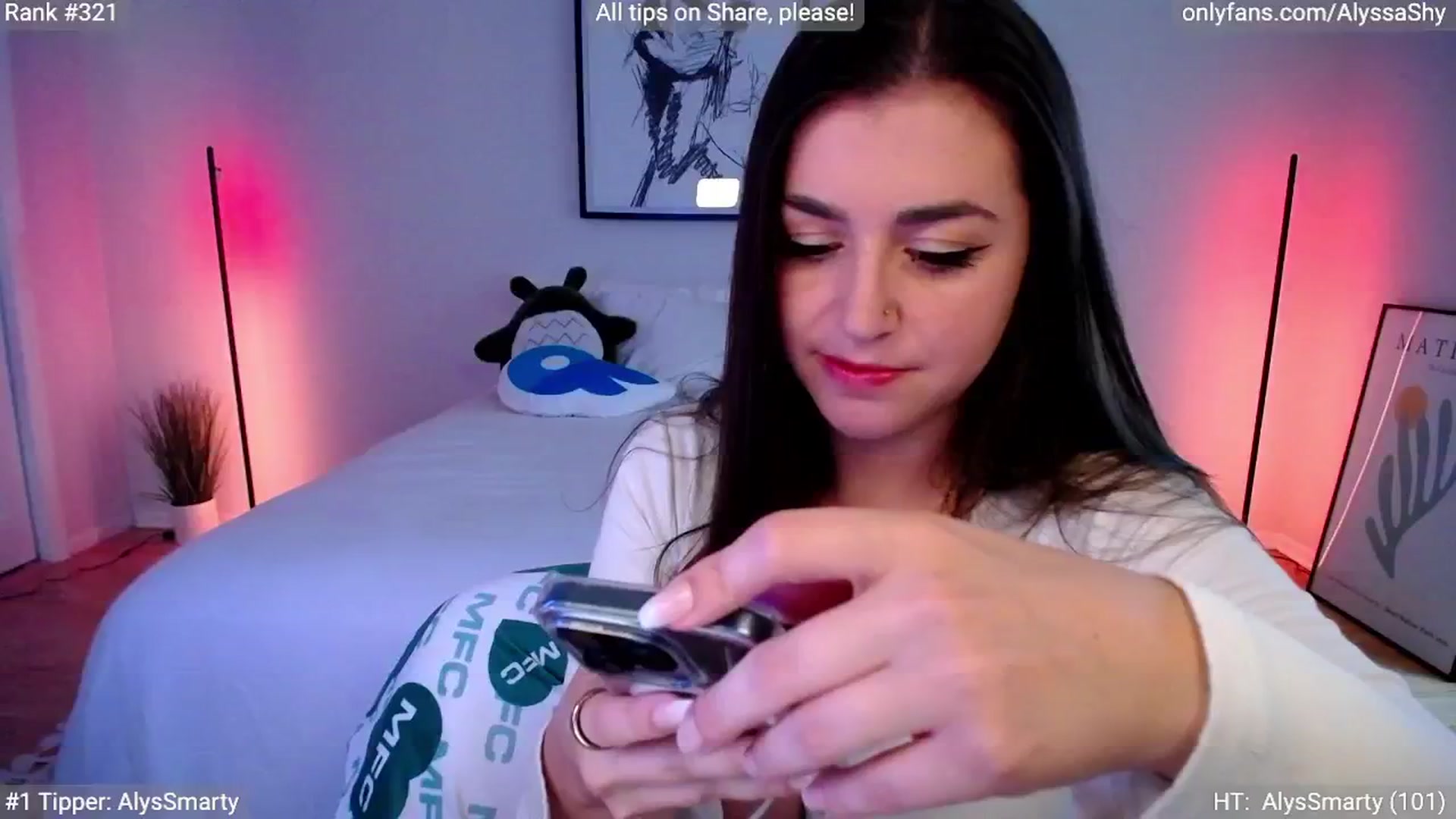 Gallery image thumbnail from AlyssaShy's myfreecams stream on, 06/12/2024, 23:05 image 8 of 20