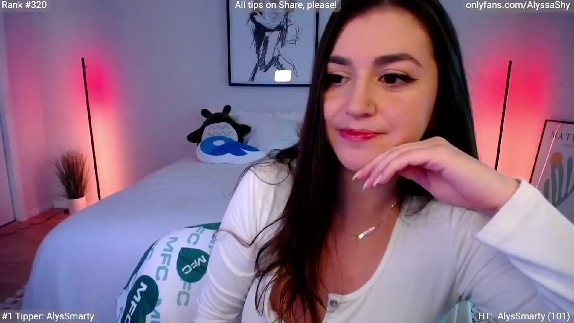 Gallery image thumbnail from AlyssaShy's myfreecams stream on, 06/12/2024, 23:05 image 6 of 20