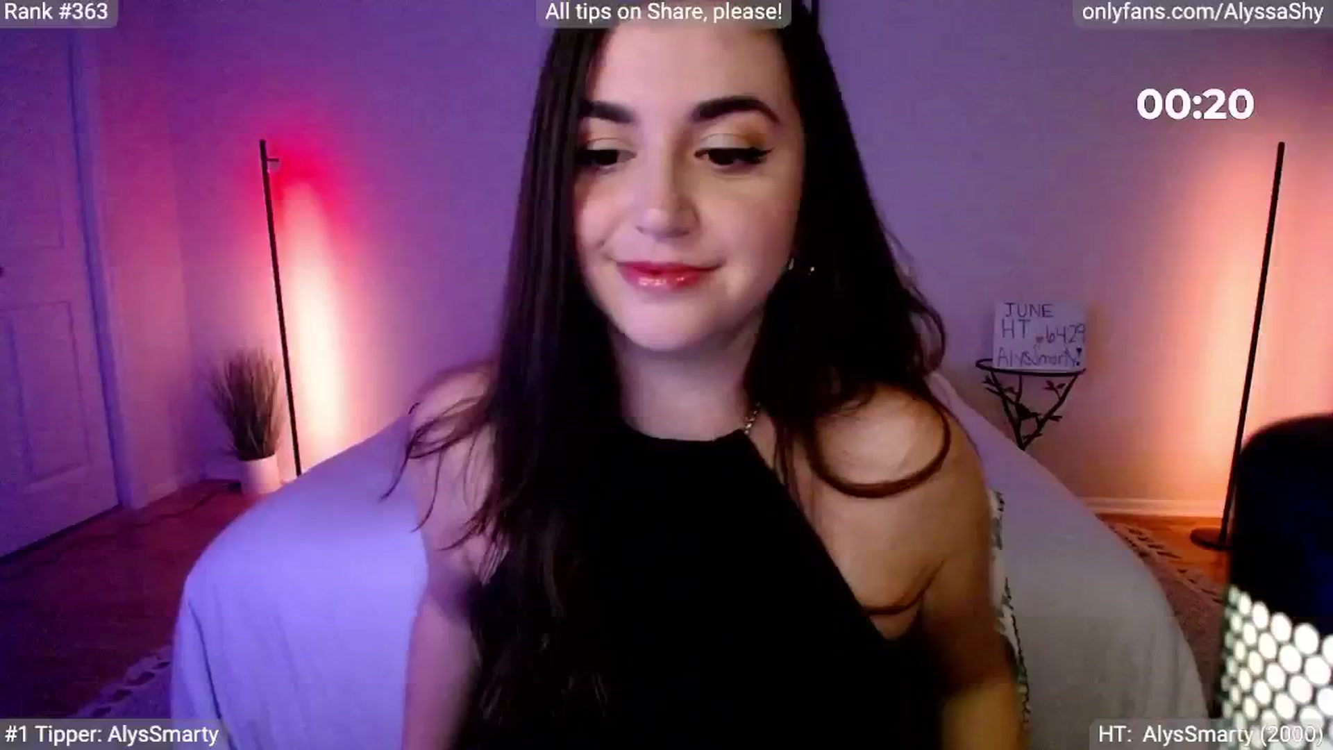 Gallery image thumbnail from AlyssaShy's myfreecams stream on, 06/22/2024, 04:34 image 8 of 20