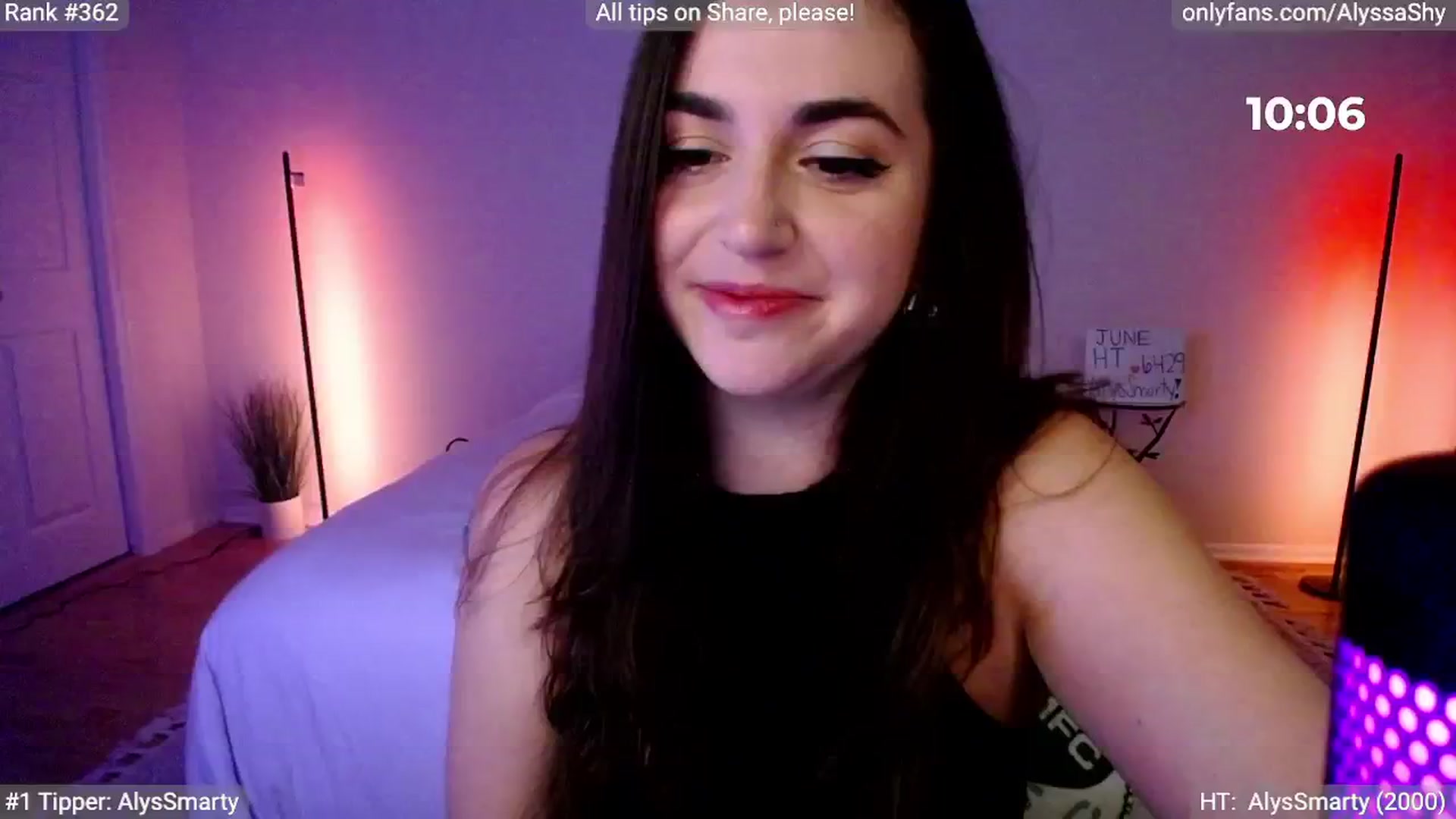 Gallery image thumbnail from AlyssaShy's myfreecams stream on, 06/22/2024, 04:34 image 9 of 20