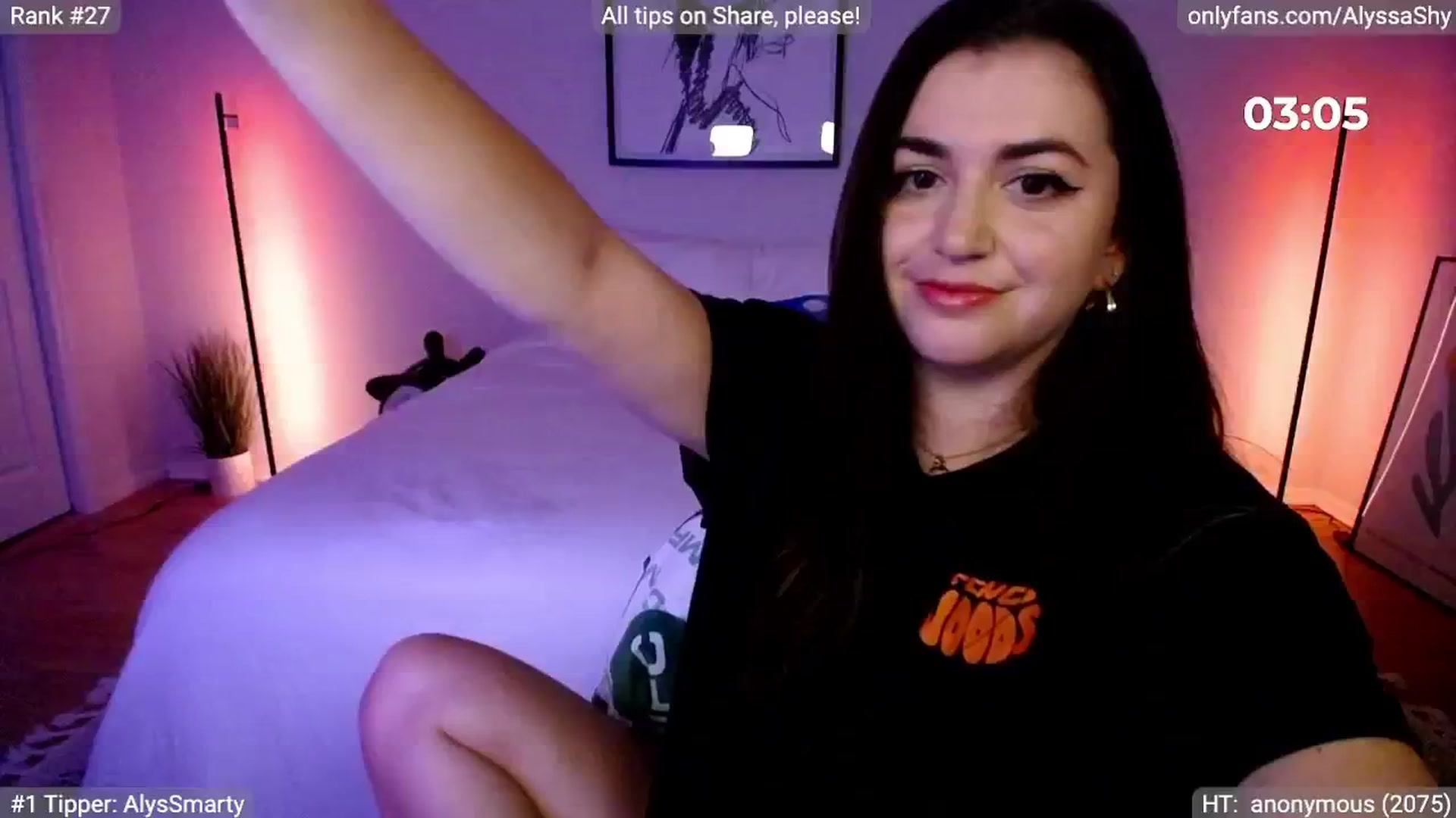 Gallery image thumbnail from AlyssaShy's myfreecams stream on, 07/04/2024, 02:35 image 17 of 20