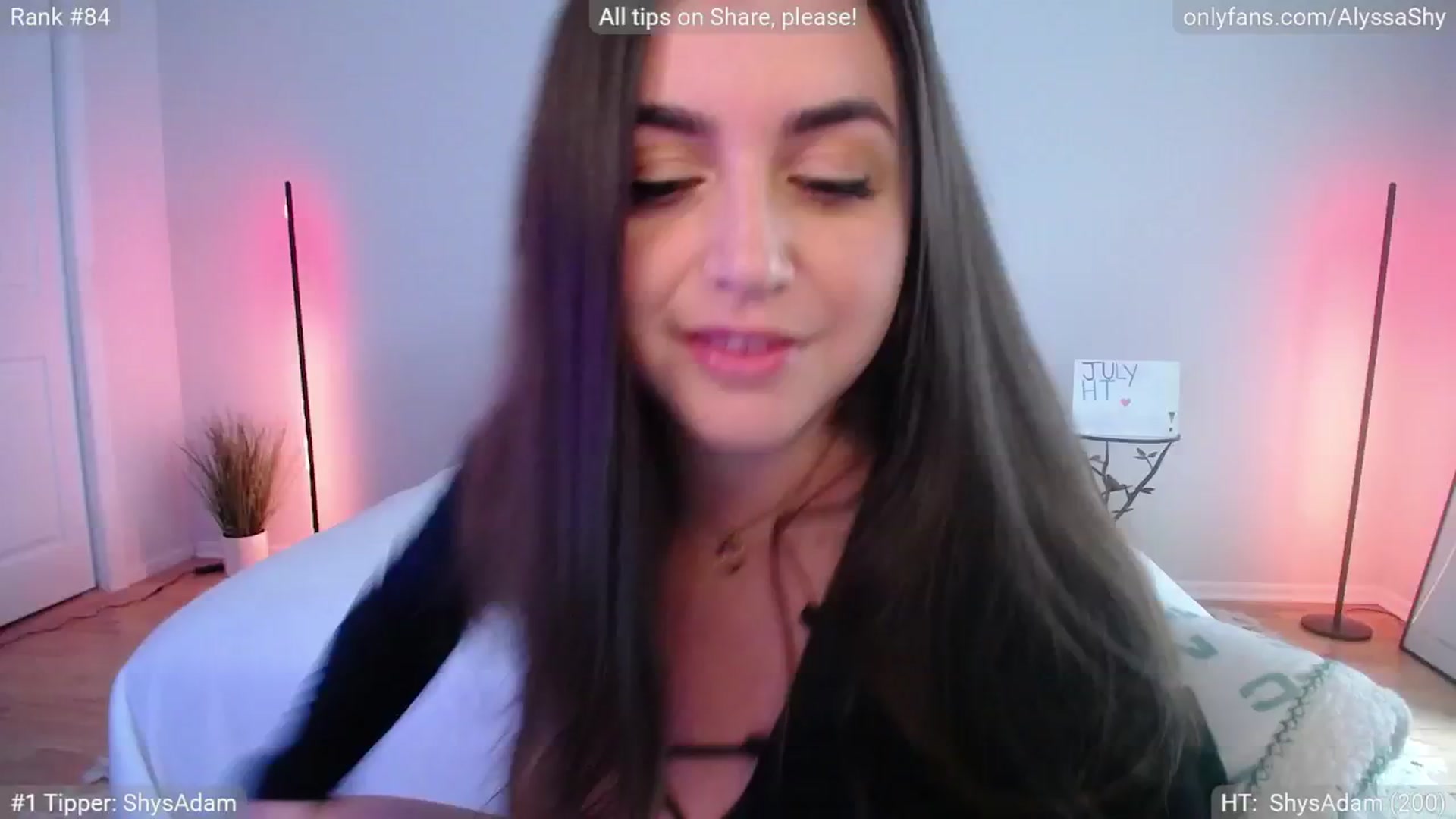 Gallery image thumbnail from AlyssaShy's myfreecams stream on, 07/24/2024, 22:01 image 6 of 20