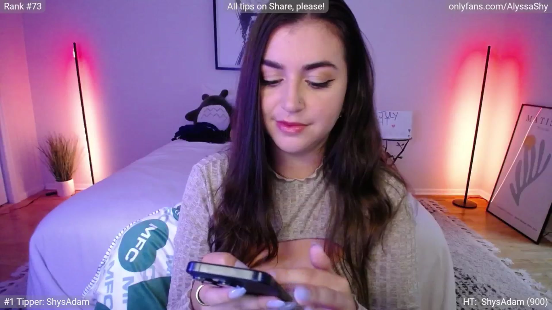 Gallery image thumbnail from AlyssaShy's myfreecams stream on, 08/07/2024, 22:13 image 16 of 20