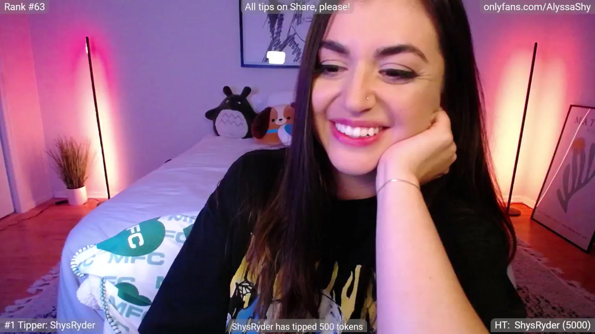 Gallery image thumbnail from AlyssaShy's myfreecams stream on, 08/18/2024, 05:08 image 20 of 20