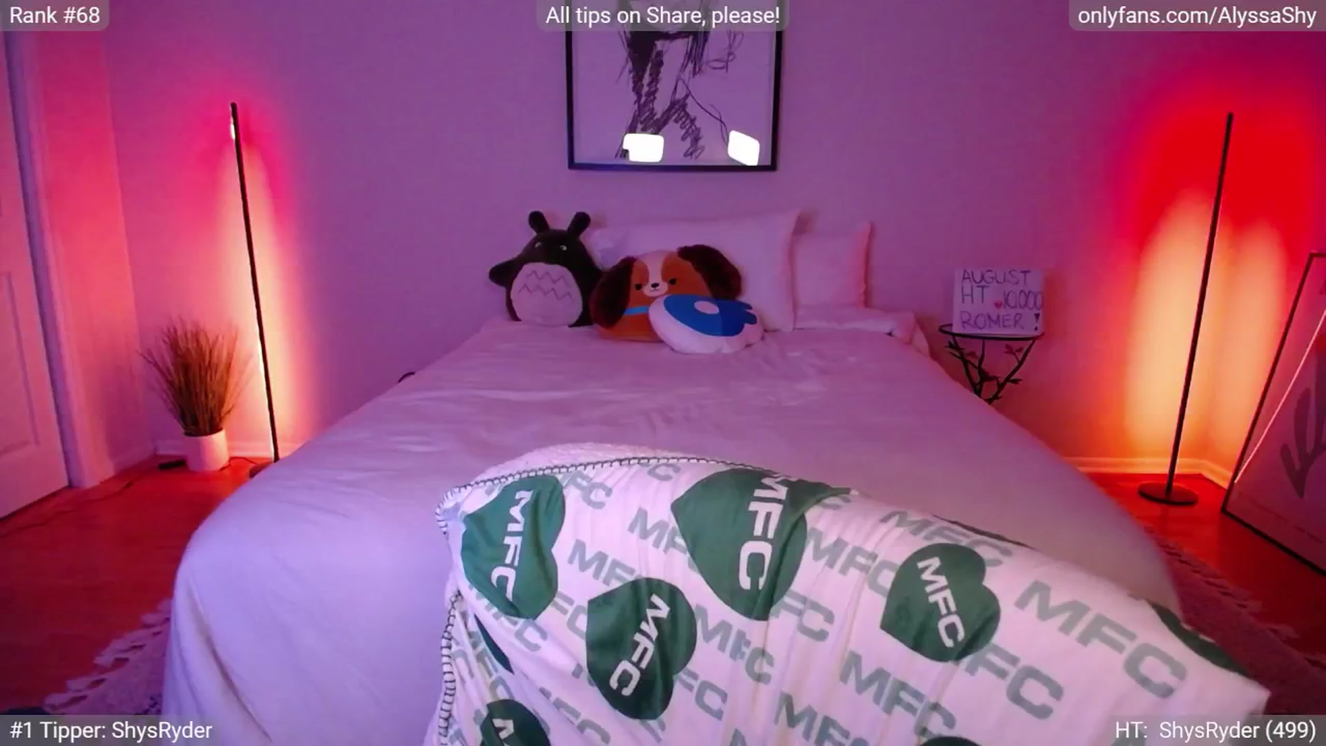 Gallery image thumbnail from AlyssaShy's myfreecams stream on, 08/19/2024, 05:16 image 1 of 20