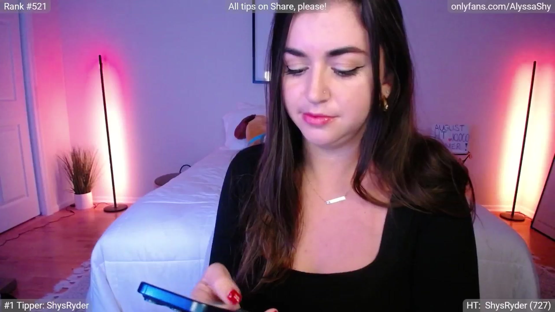 Gallery image thumbnail from AlyssaShy's myfreecams stream on, 09/16/2024, 02:07 image 13 of 20