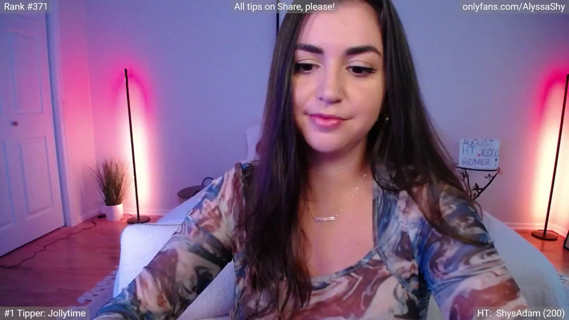 Gallery image thumbnail from AlyssaShy's myfreecams stream on, 09/17/2024, 21:39 image 9 of 20