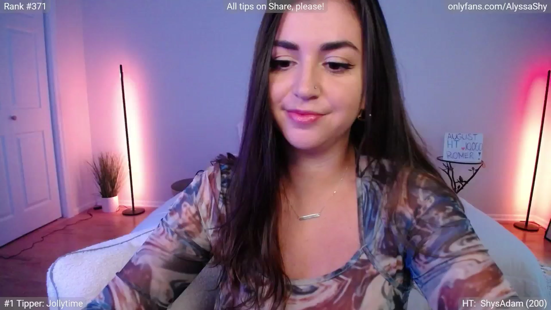 Gallery image thumbnail from AlyssaShy's myfreecams stream on, 09/17/2024, 21:39 image 4 of 20