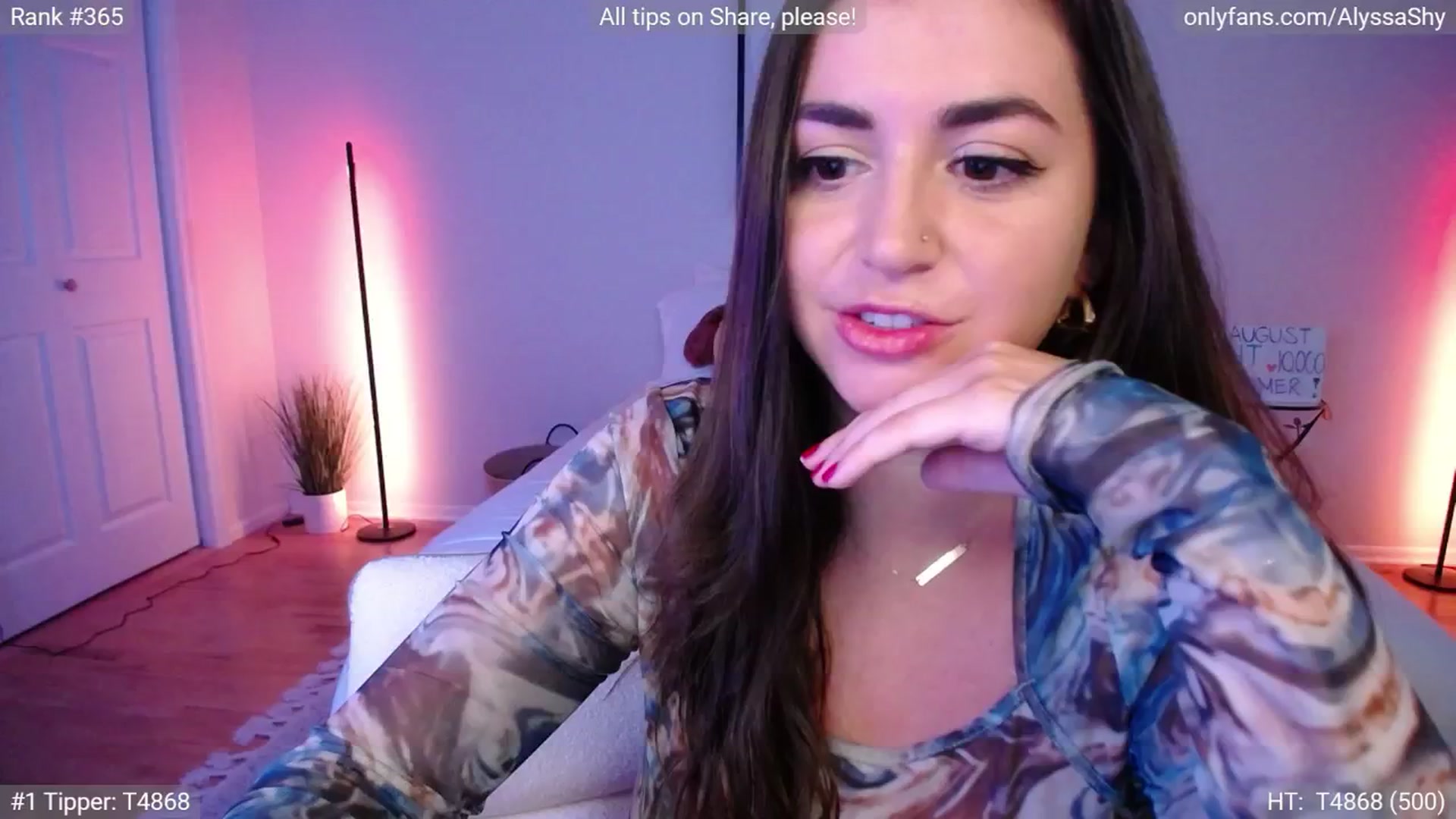 Gallery image thumbnail from AlyssaShy's myfreecams stream on, 09/17/2024, 22:44 image 3 of 20