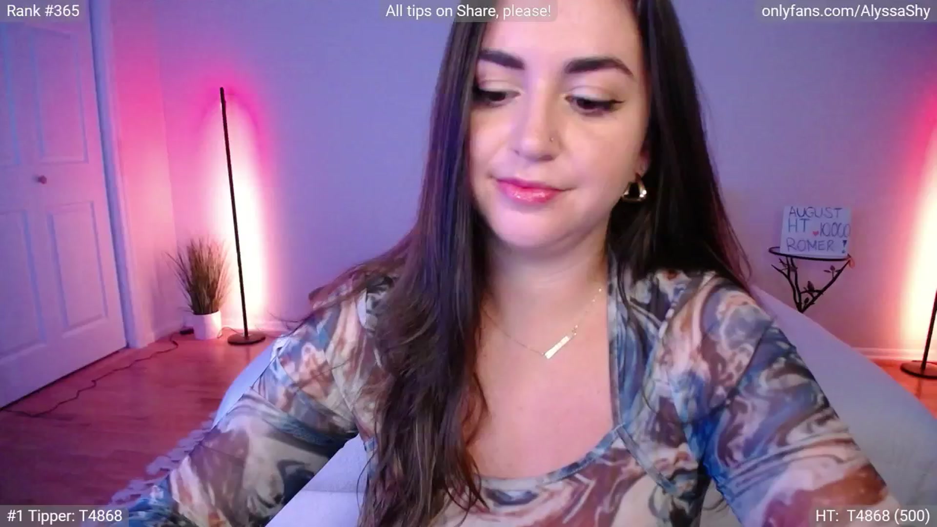 Gallery image thumbnail from AlyssaShy's myfreecams stream on, 09/17/2024, 22:44 image 9 of 20