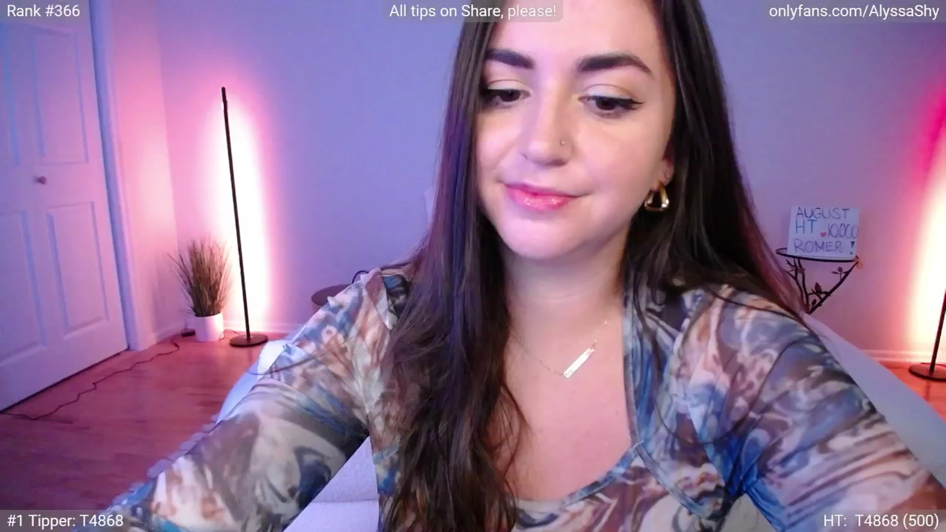 Gallery image thumbnail from AlyssaShy's myfreecams stream on, 09/17/2024, 22:44 image 12 of 20