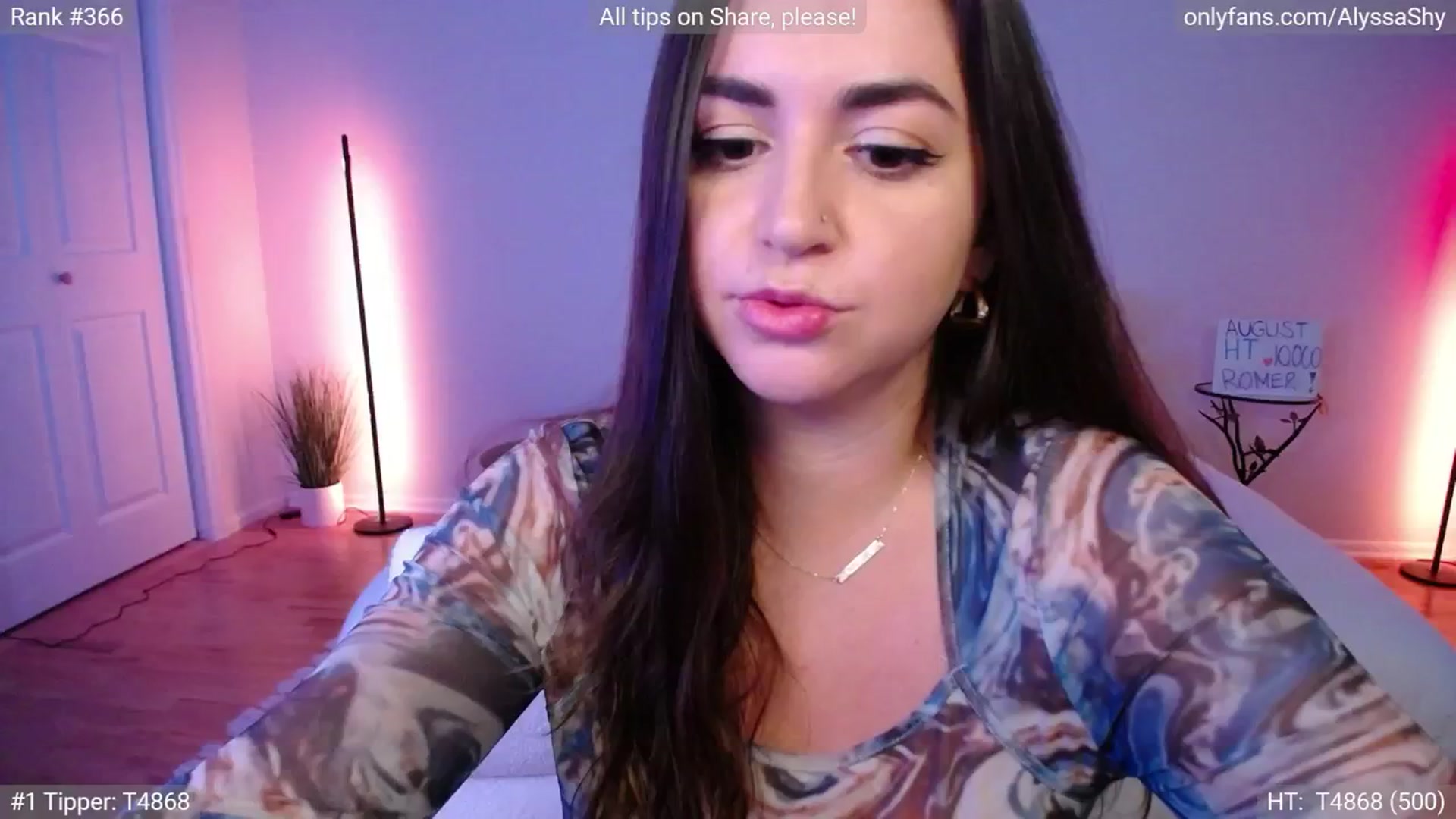 Gallery image thumbnail from AlyssaShy's myfreecams stream on, 09/17/2024, 22:44 image 16 of 20
