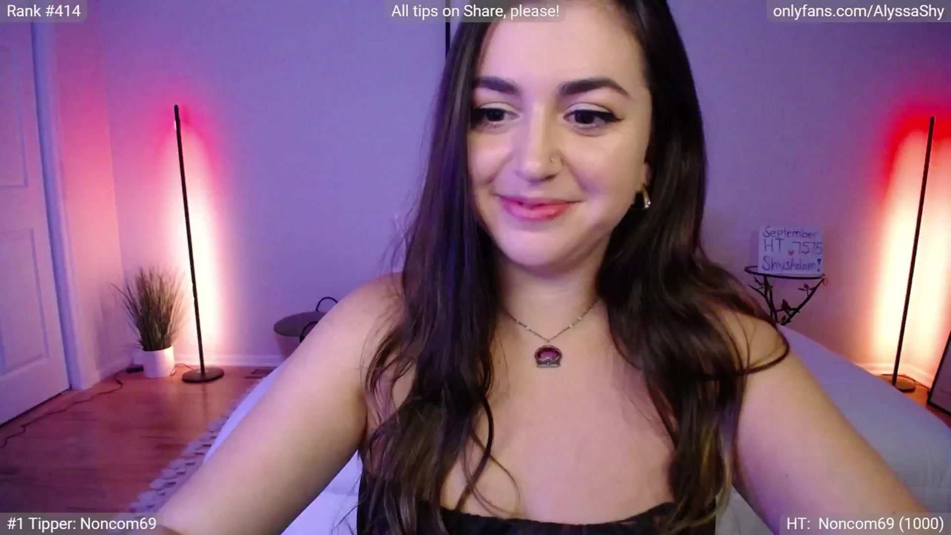 Gallery image thumbnail from AlyssaShy's myfreecams stream on, 09/21/2024, 24:02 image 5 of 20