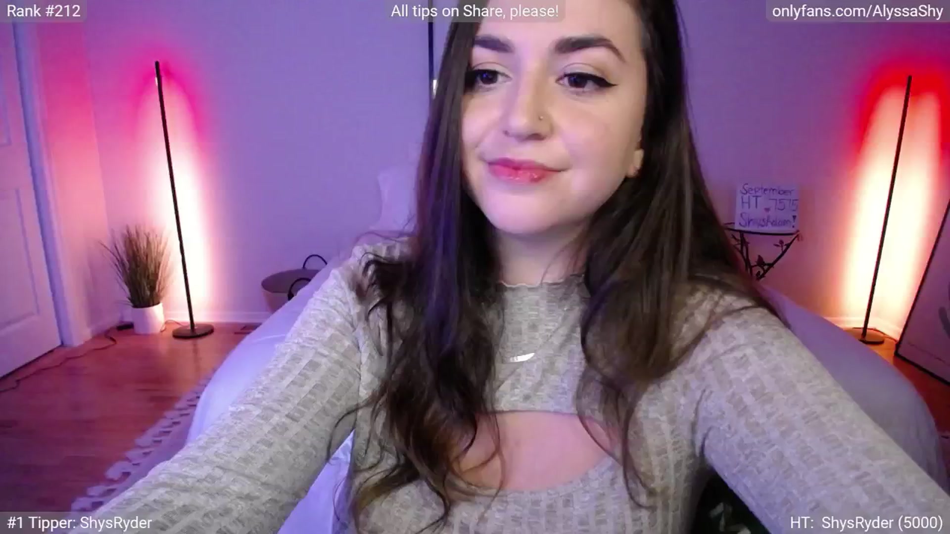 Gallery image thumbnail from AlyssaShy's myfreecams stream on, 09/24/2024, 23:39 image 20 of 20
