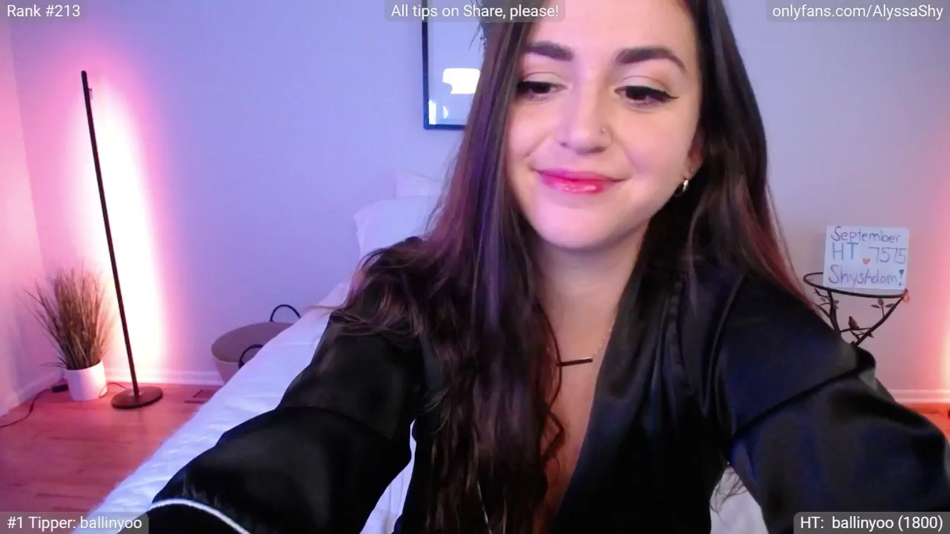 Gallery image thumbnail from AlyssaShy's myfreecams stream on, 09/25/2024, 21:38 image 19 of 20