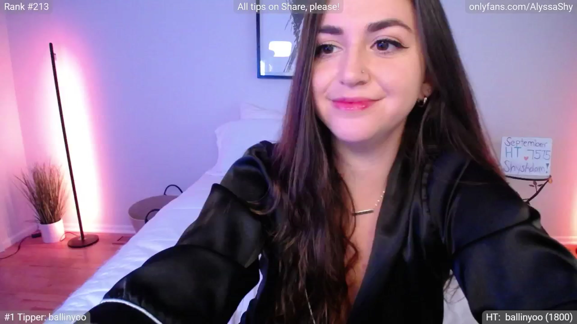 Gallery image thumbnail from AlyssaShy's myfreecams stream on, 09/25/2024, 21:38 image 20 of 20